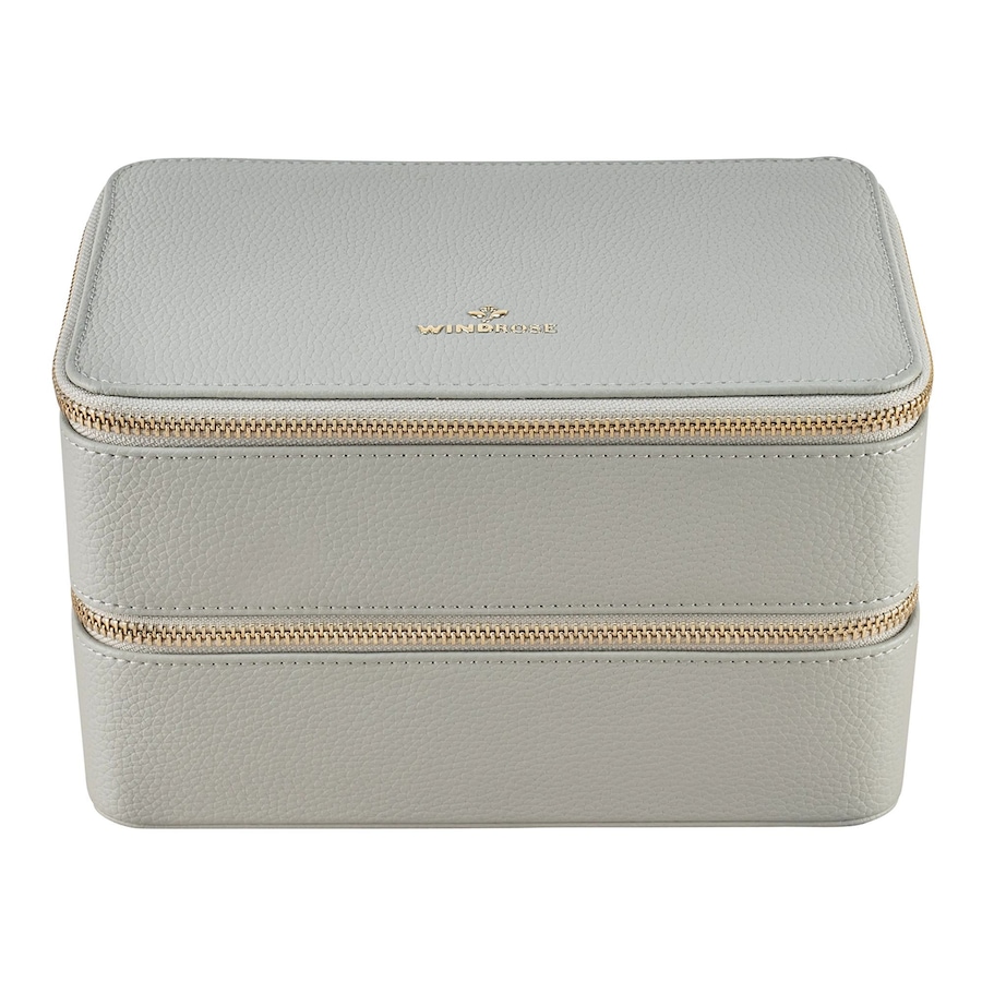 Windrose Aurora Schmuckkasten 21cm x 13cm 14cm Grau Damen
