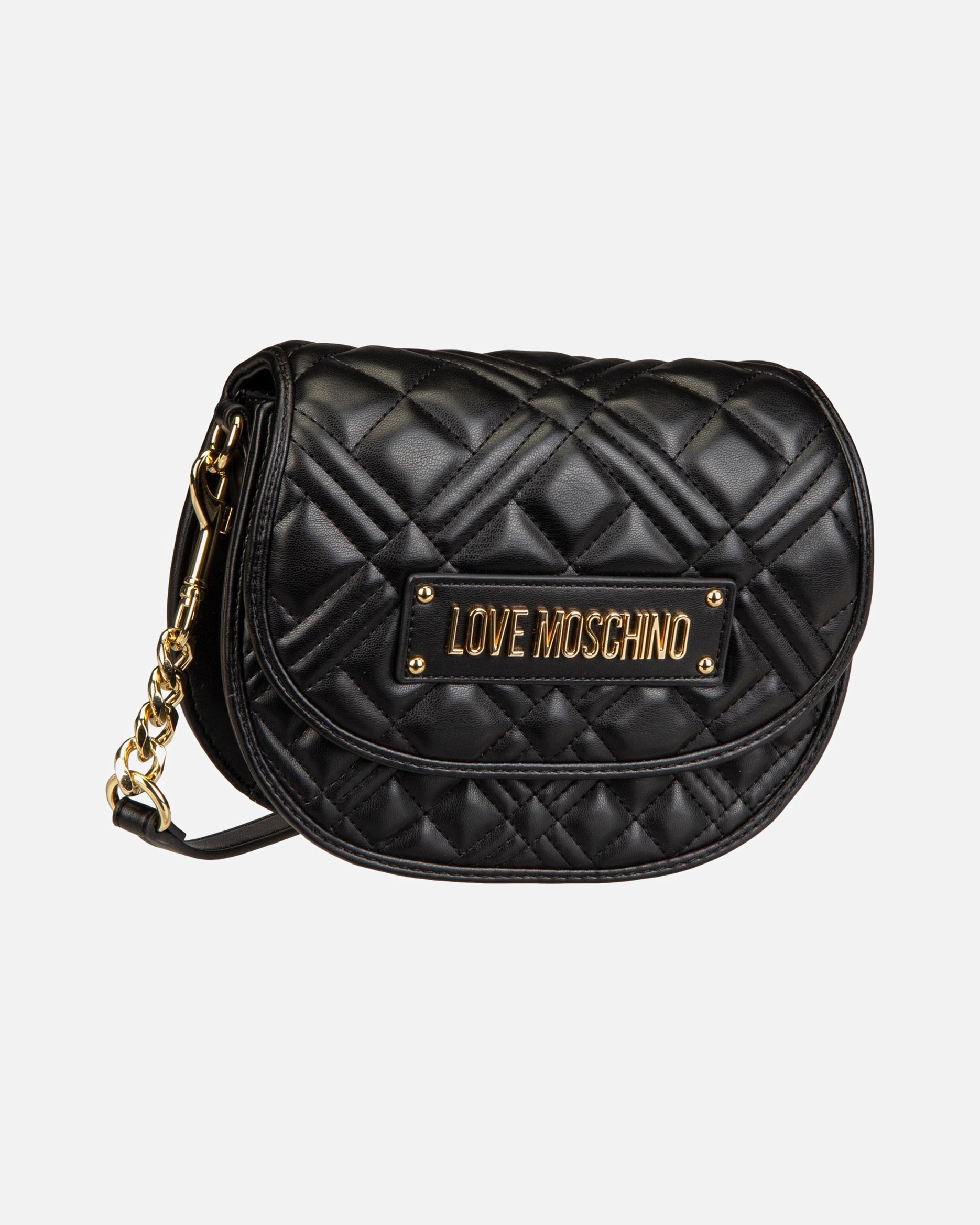 Rucksack für Weiblich Love Moschino Bodybag Quilted Bag Black/Gold