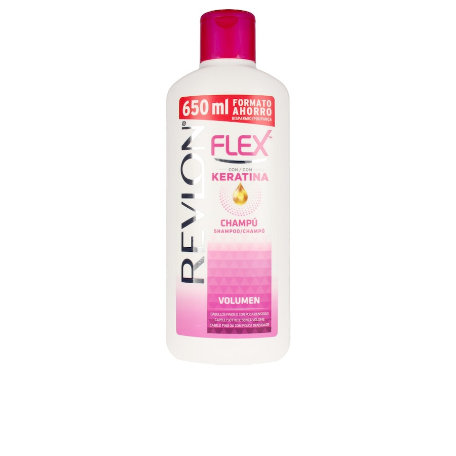 Revlon FLEX KERATIN Shampoo Volumen dünnes Haar 650 ml