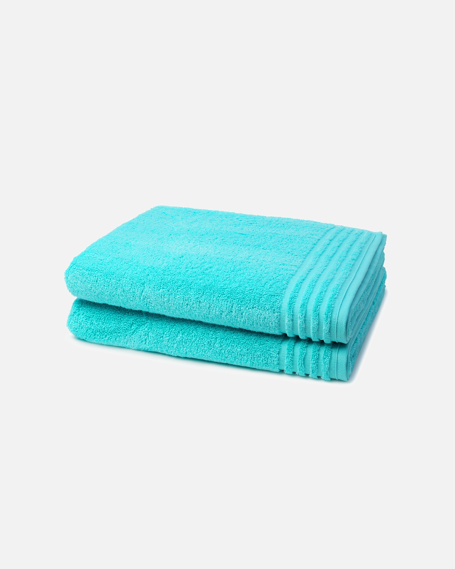 Handtuch für Unisex Vossen Vienna Supersoft 2er Set Duschtuch Light azure
