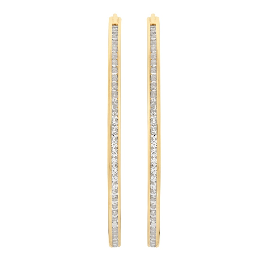 FAVS Creolen 375er Gelbgold One Size Damen