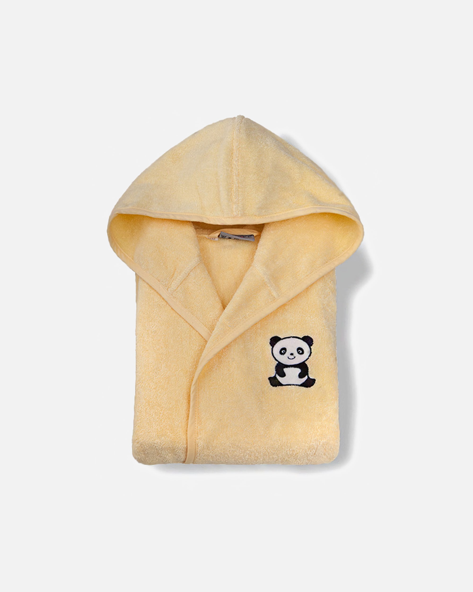 Bademantel für Unisex grace grand spa Bademantel mit niedlicher Motiv-Stickerei gelb