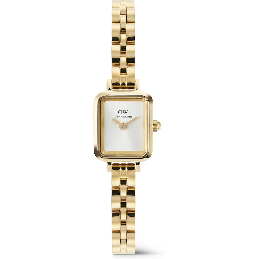 Daniel Wellington Damenuhr Edelstahl gelbgold, weiß Damen