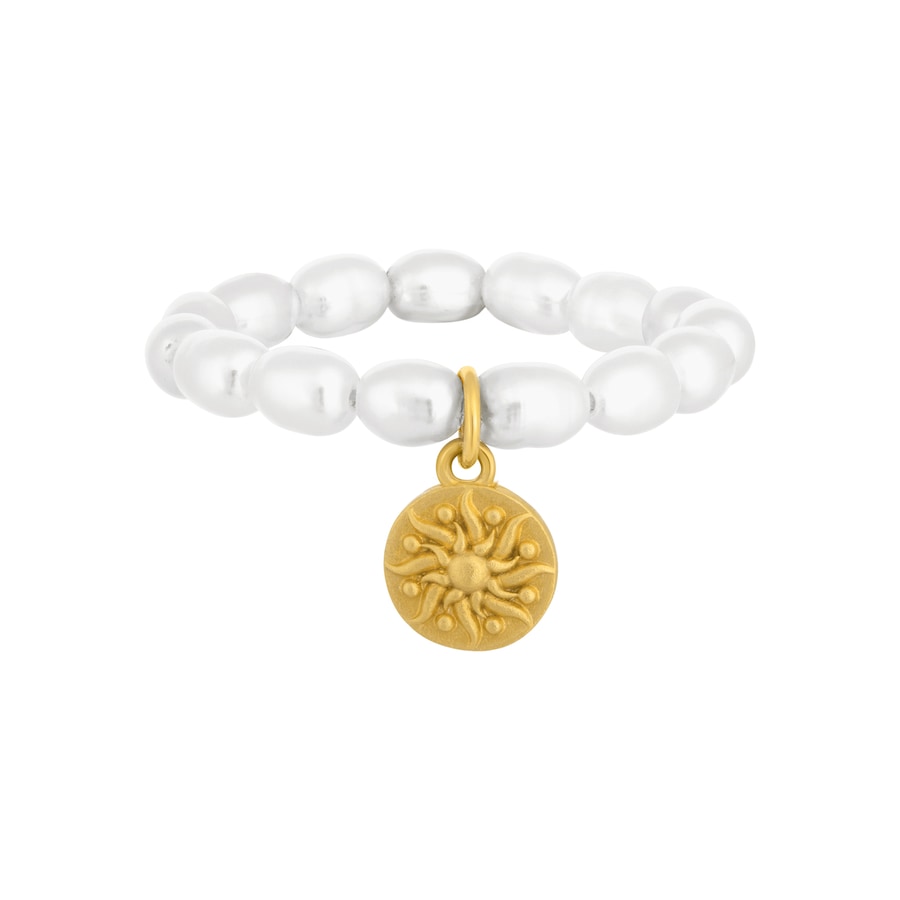caï Ring 925/- Sterling Silber Süßwasserzuchtperle weiß 050 (15,9) Damen