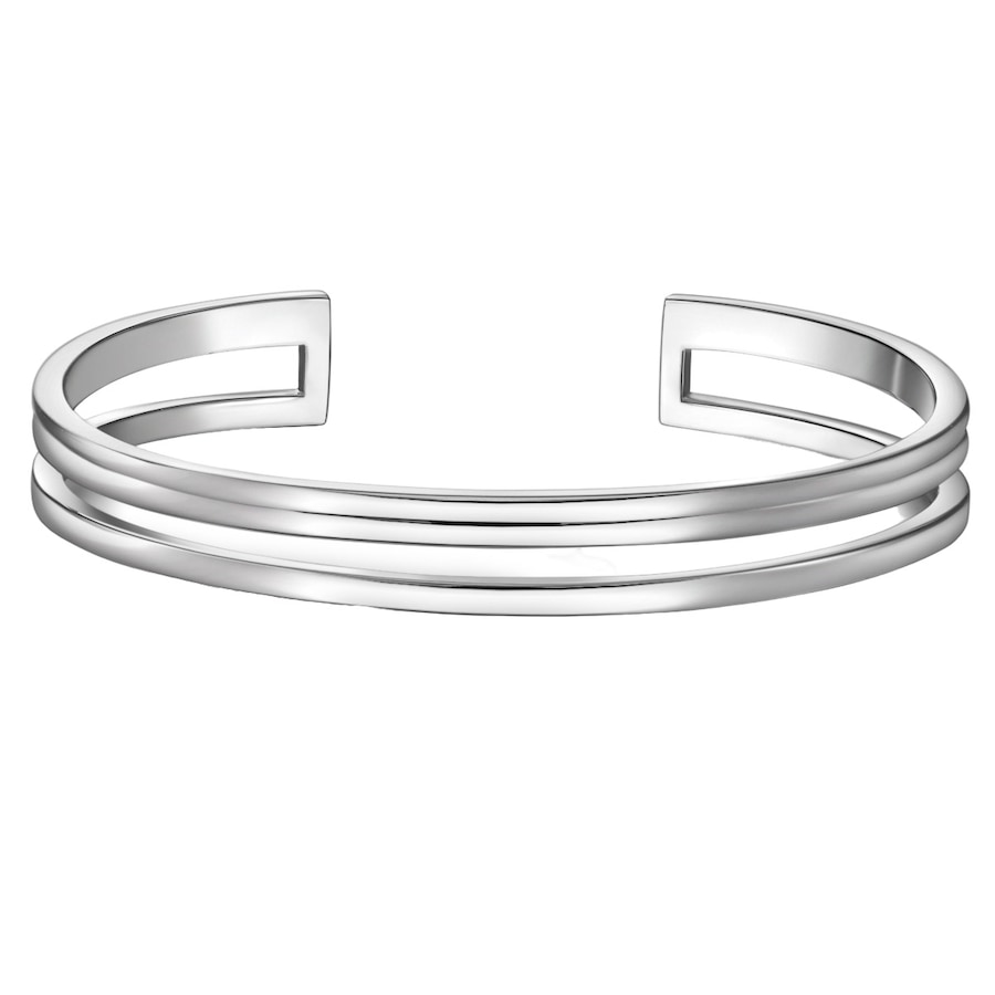 Glanzstücke München Armreif aus Sterling Silber in silber 17,0 cm, flexibel einstellbar Damen