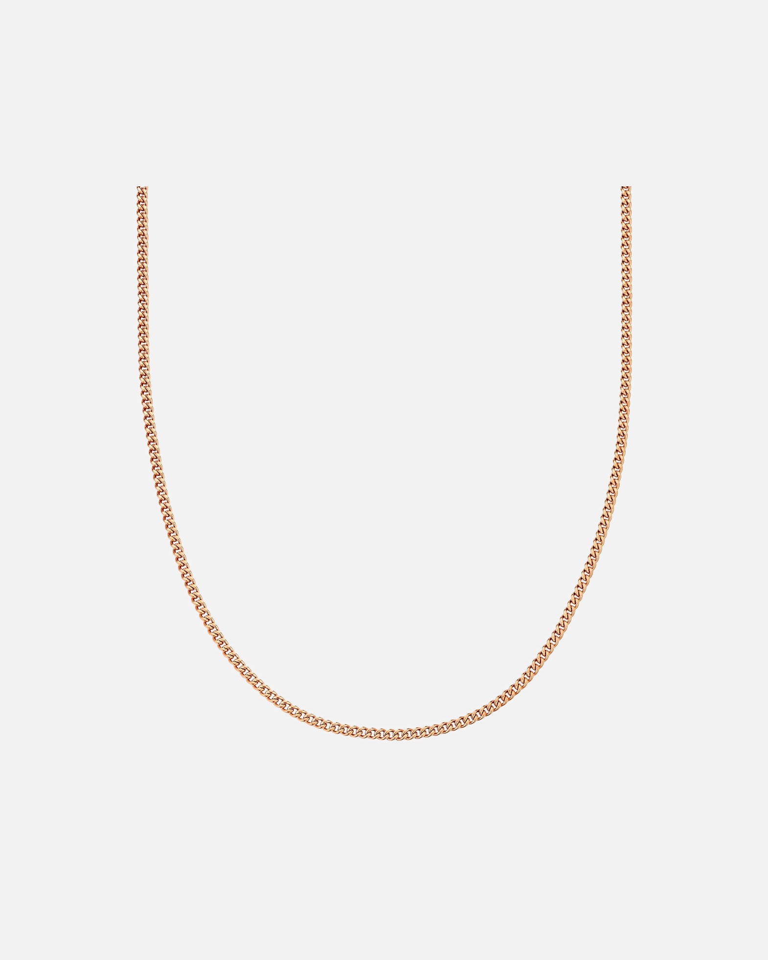 Halskette für Weiblich Glanzstücke München Halskette aus Edelstahl in Roségold 40,0 cm Basiskette + 5,0 cm Verlängerung