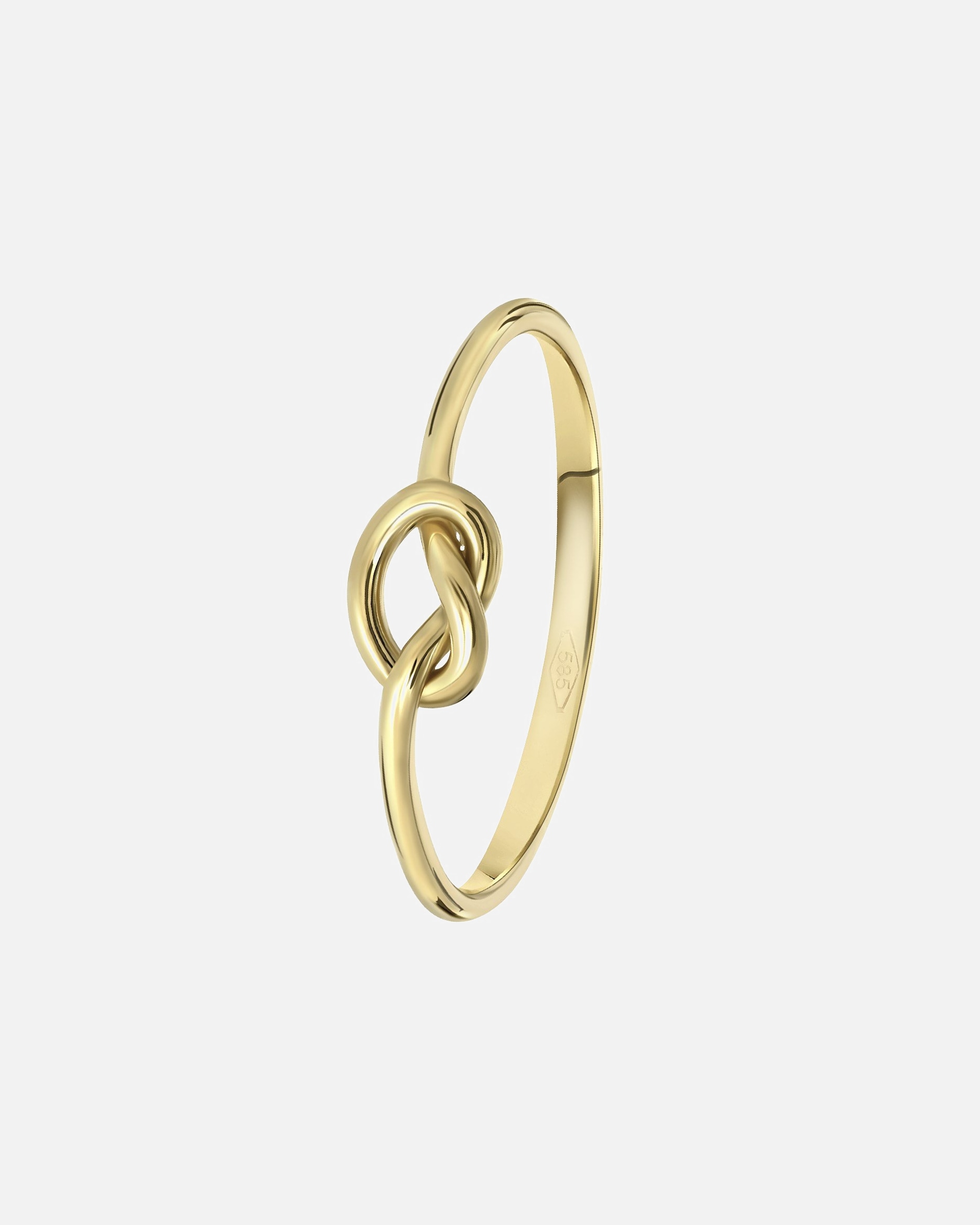 Ring für Weiblich Lucardi Ringe 585 Gold - goldfarbig 50mm