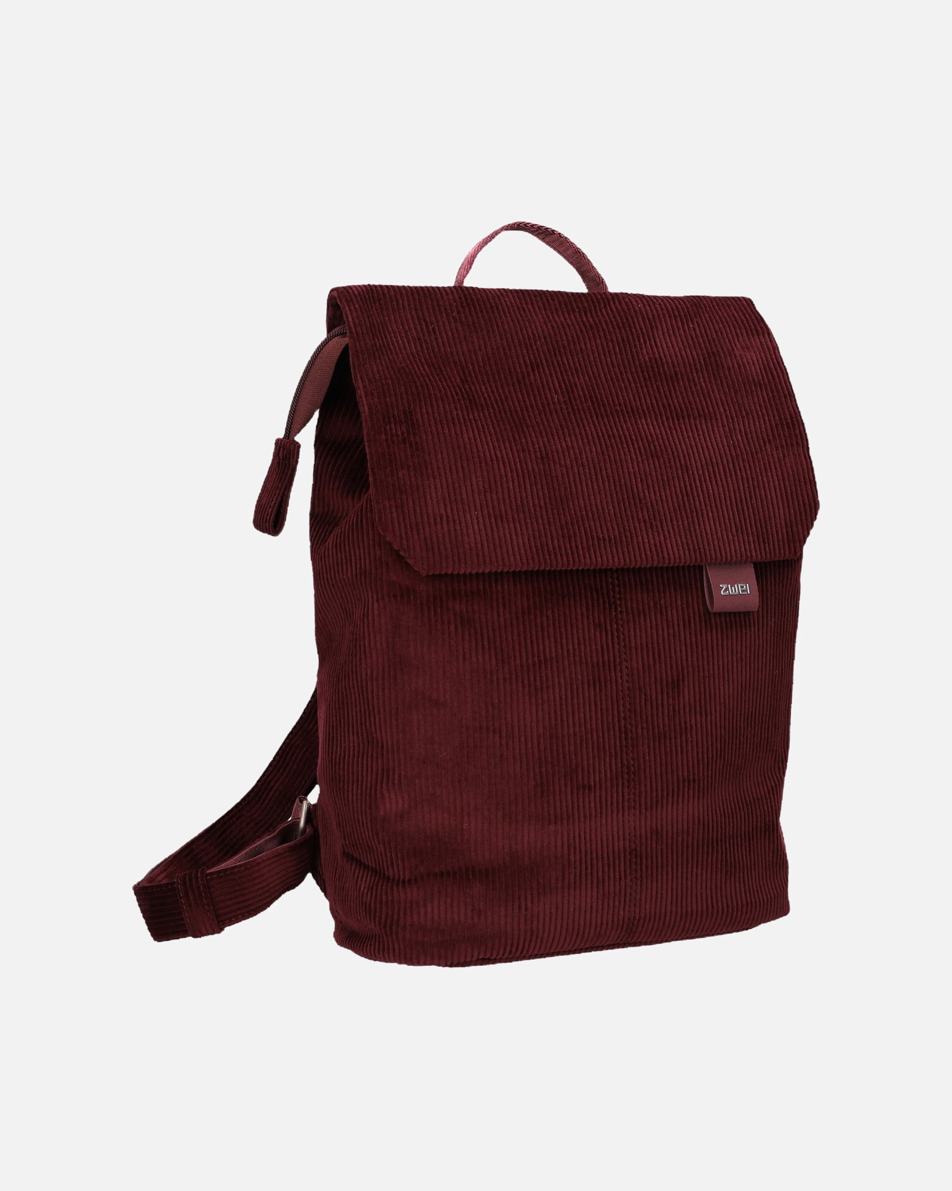 Rucksack für Weiblich ZWEI Rucksack Mademoiselle MR13 Cord-Bordeaux