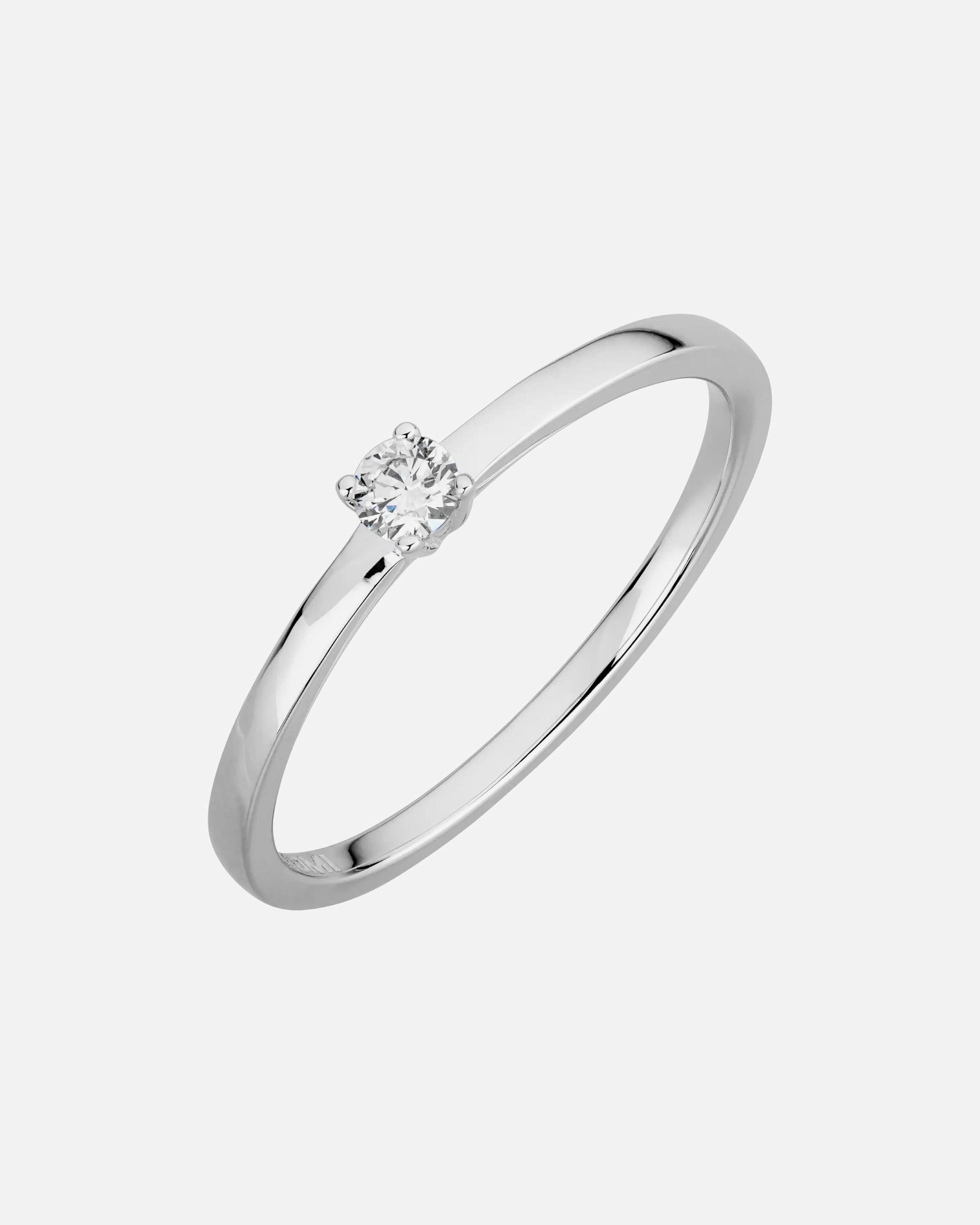 Ring für Weiblich Lyomi Default Brand Line Ring 585/- Gold Diamant Lab Grown weiß 0,10ct. 058 (18,5)