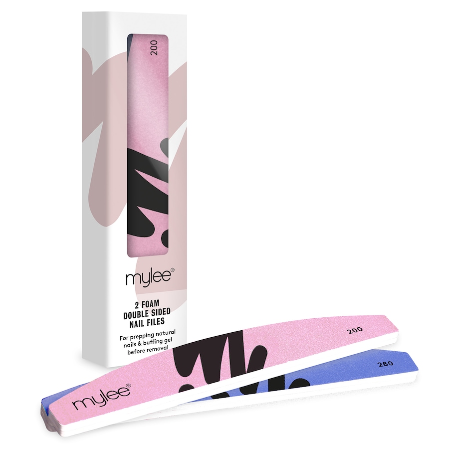 Mylee 2 doppelseitige Schaumstoff-Nagelfeilen - 200/280