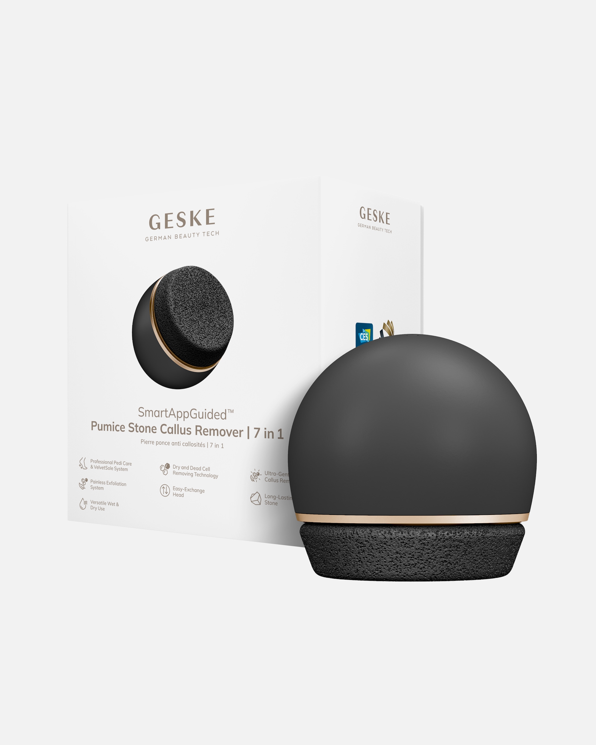 Hornhautentferner für Unisex GESKE GESKE Pumice Stone Callus Remover | 7 in 1 Gray