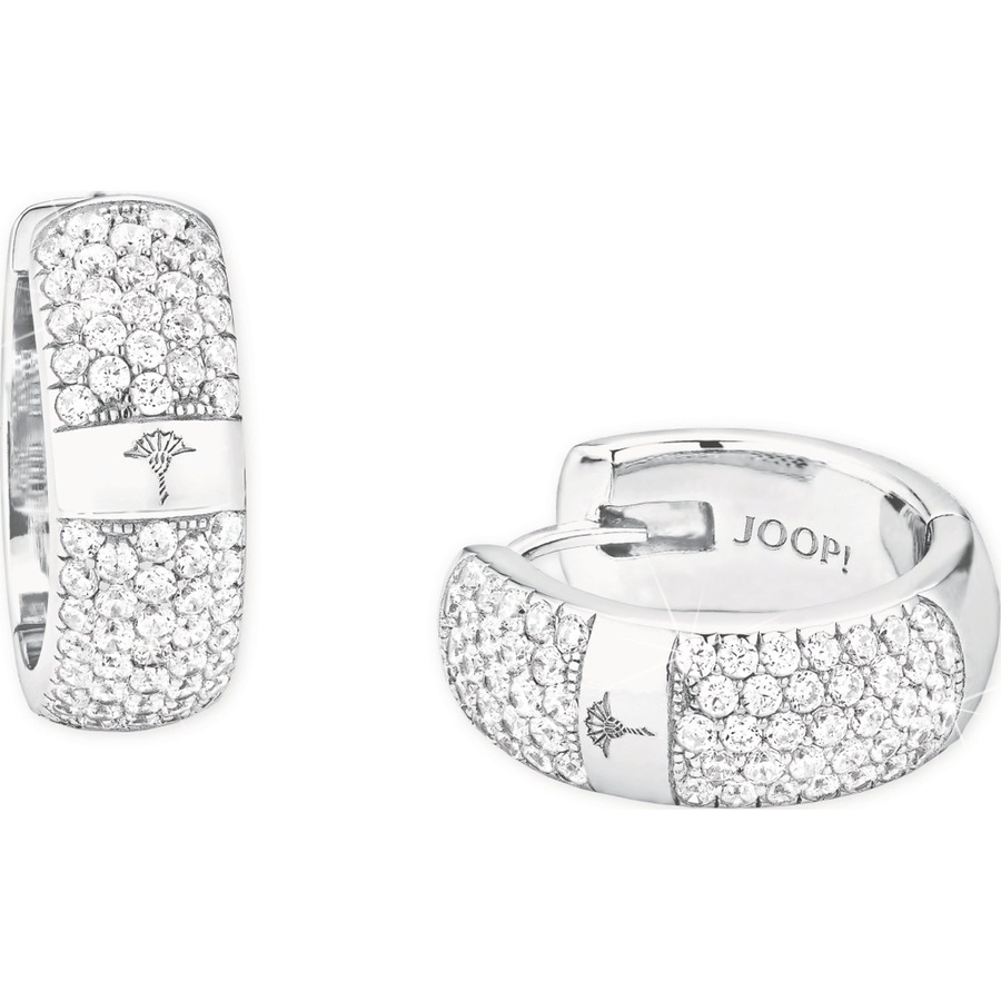 JOOP! Creolen 925er Silber One Size Weiss Damen