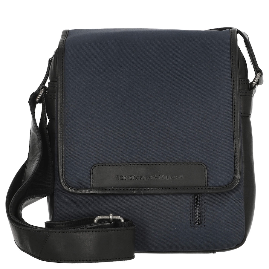 The Chesterfield Brand Fusion Mikeli - Umhängetasche 25 cm (black) blau