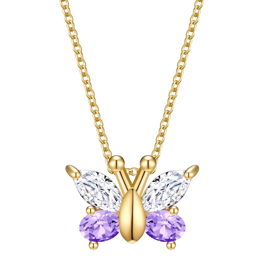 Rafaela Donata Halskette Herz aus Sterling Silber in mit Zirkonia 42,0 cm Basiskette + 5,0 Verlängerung Damen