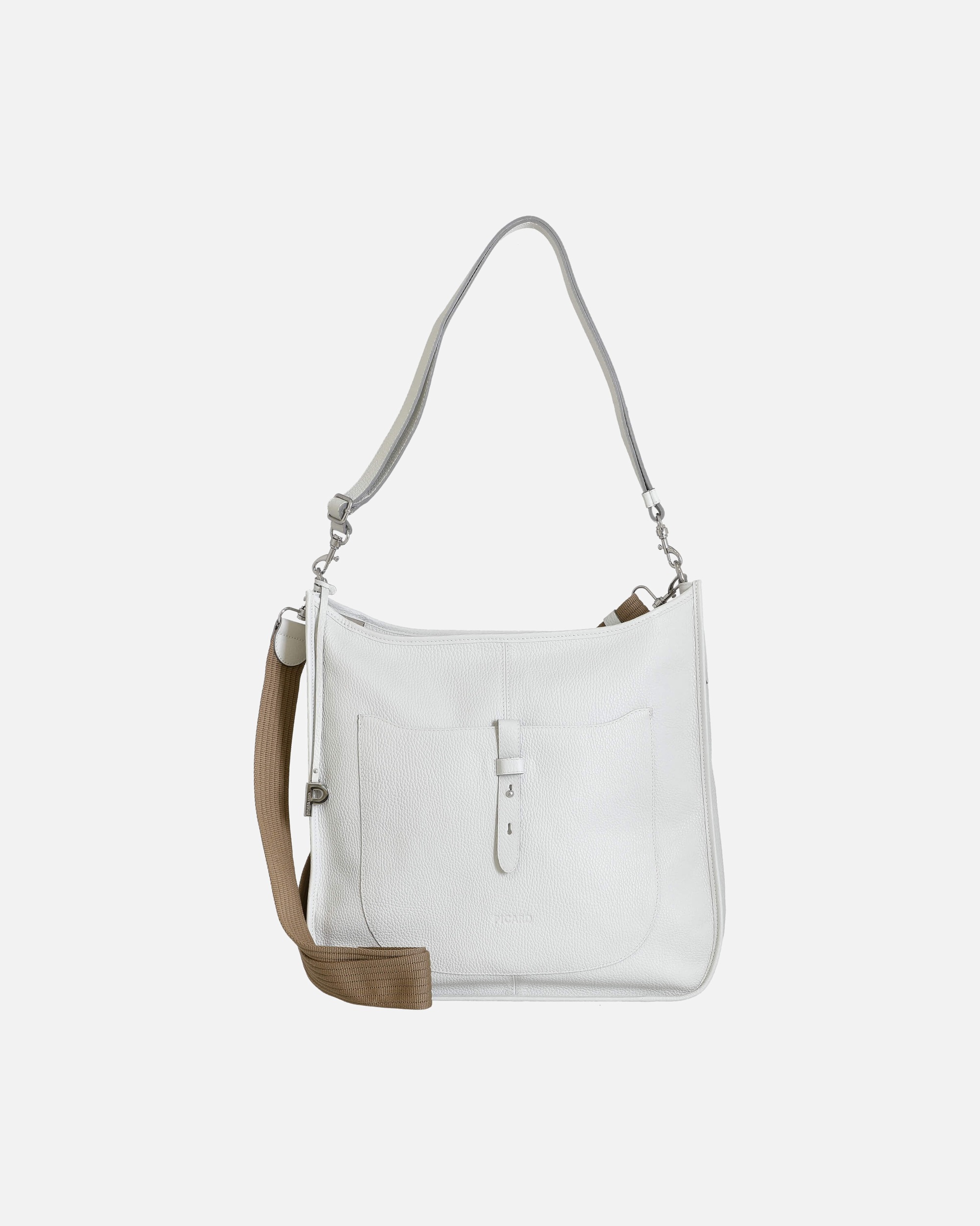 Umhängetasche für Weiblich Picard Kronberg - Schultertasche 40 cm Rindleder (white lily) onesize