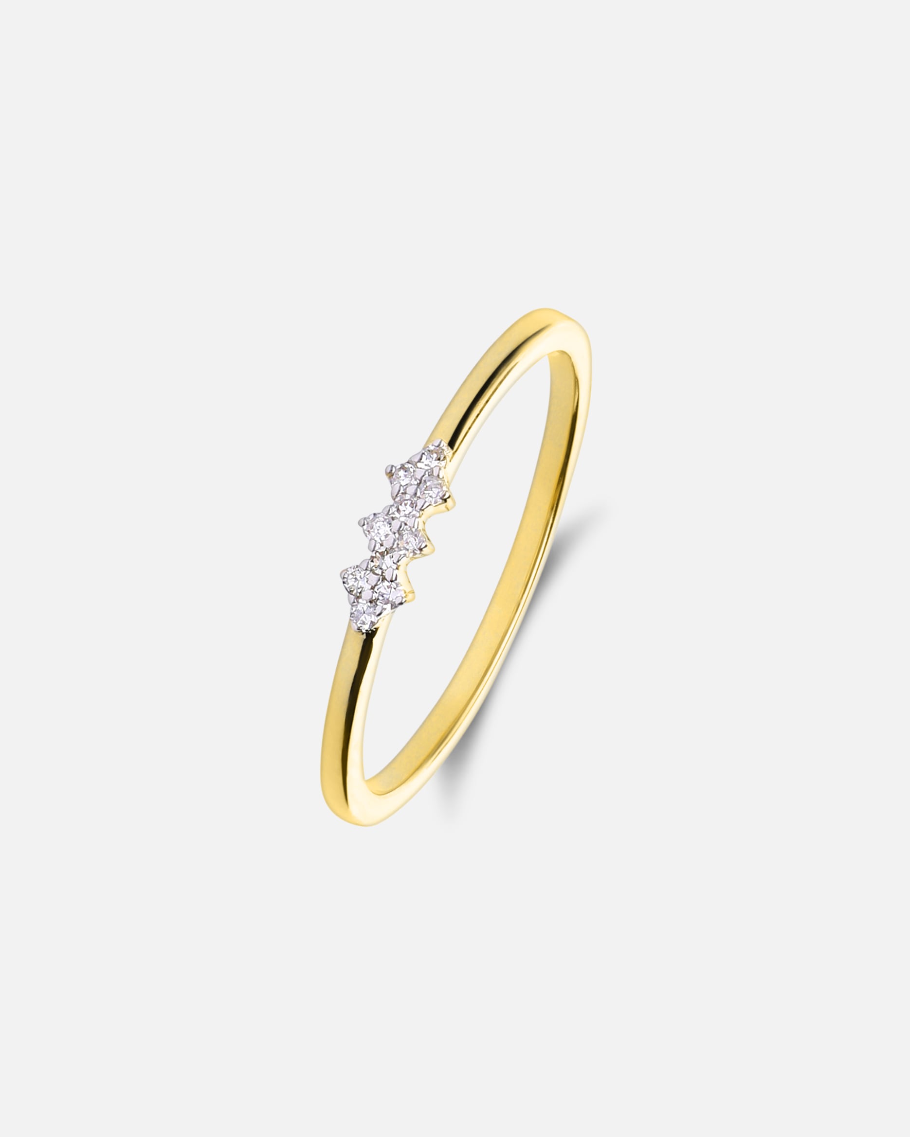 Ring für Weiblich Lucardi Ring 585 Gold 49mm