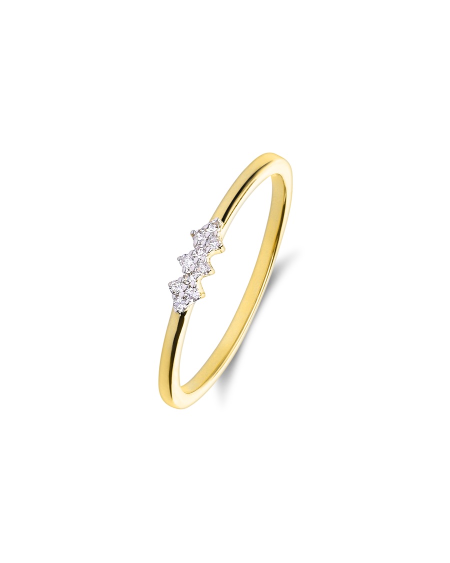 Lucardi Ring 585 Gold 52mm Damen
