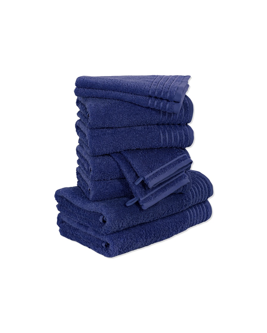 Möve Handtuchset New Classic 10-TLG deep sea