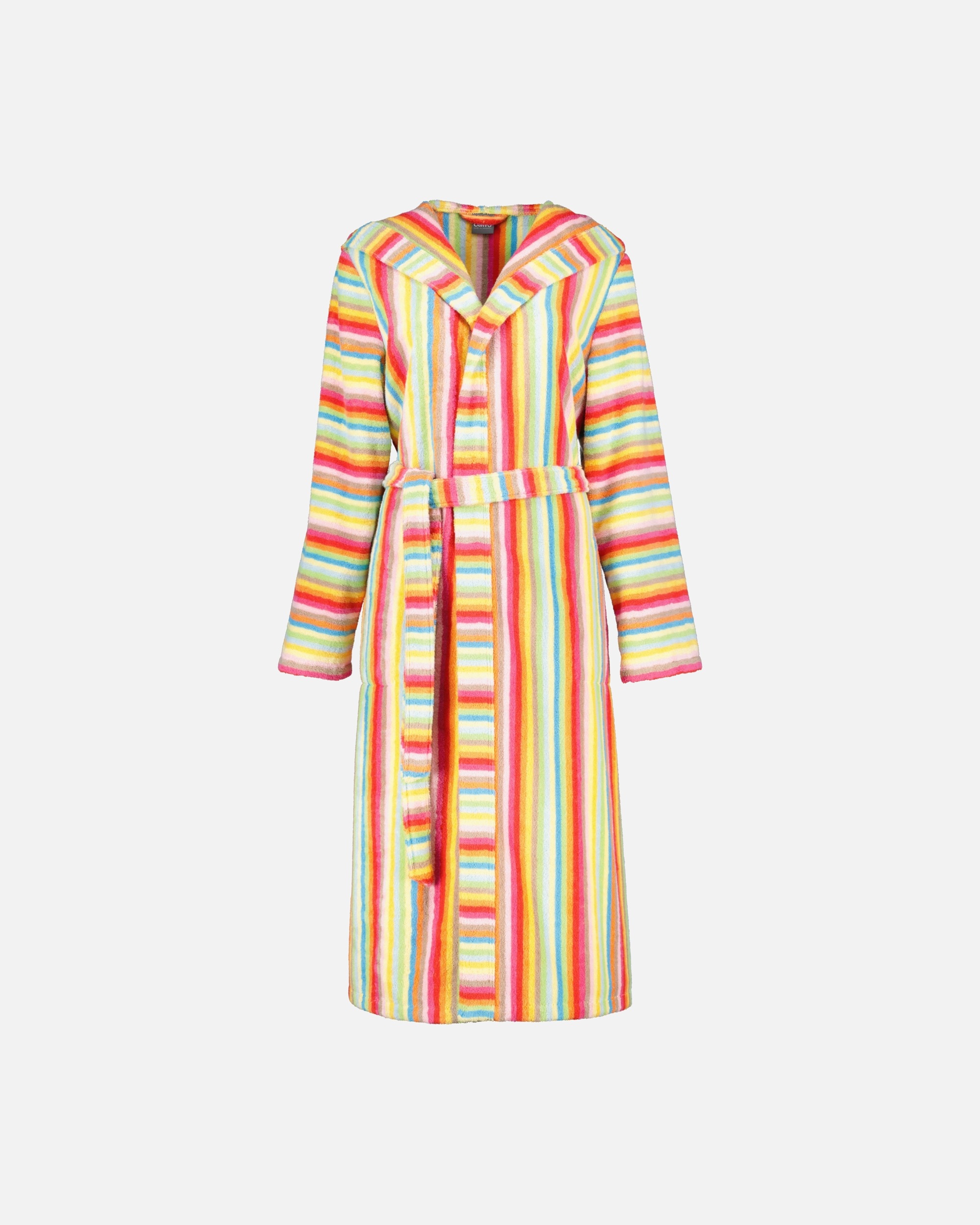 Bademantel für Weiblich Cawö Cawö Bademäntel Damen Kapuze Lifestyle 7081 multicolor - 25 S