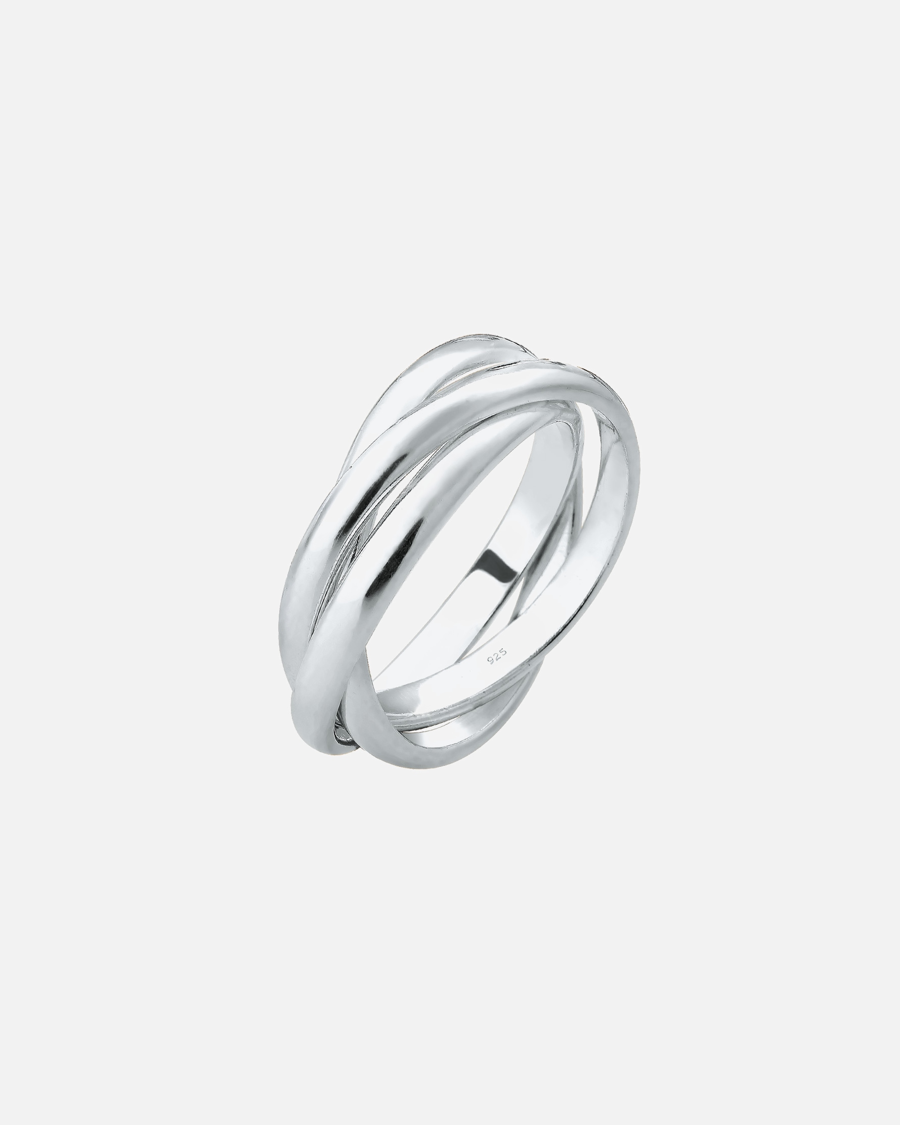 Ring für Weiblich Elli Basic Wickelring Klassisches Design 925 Silber 52