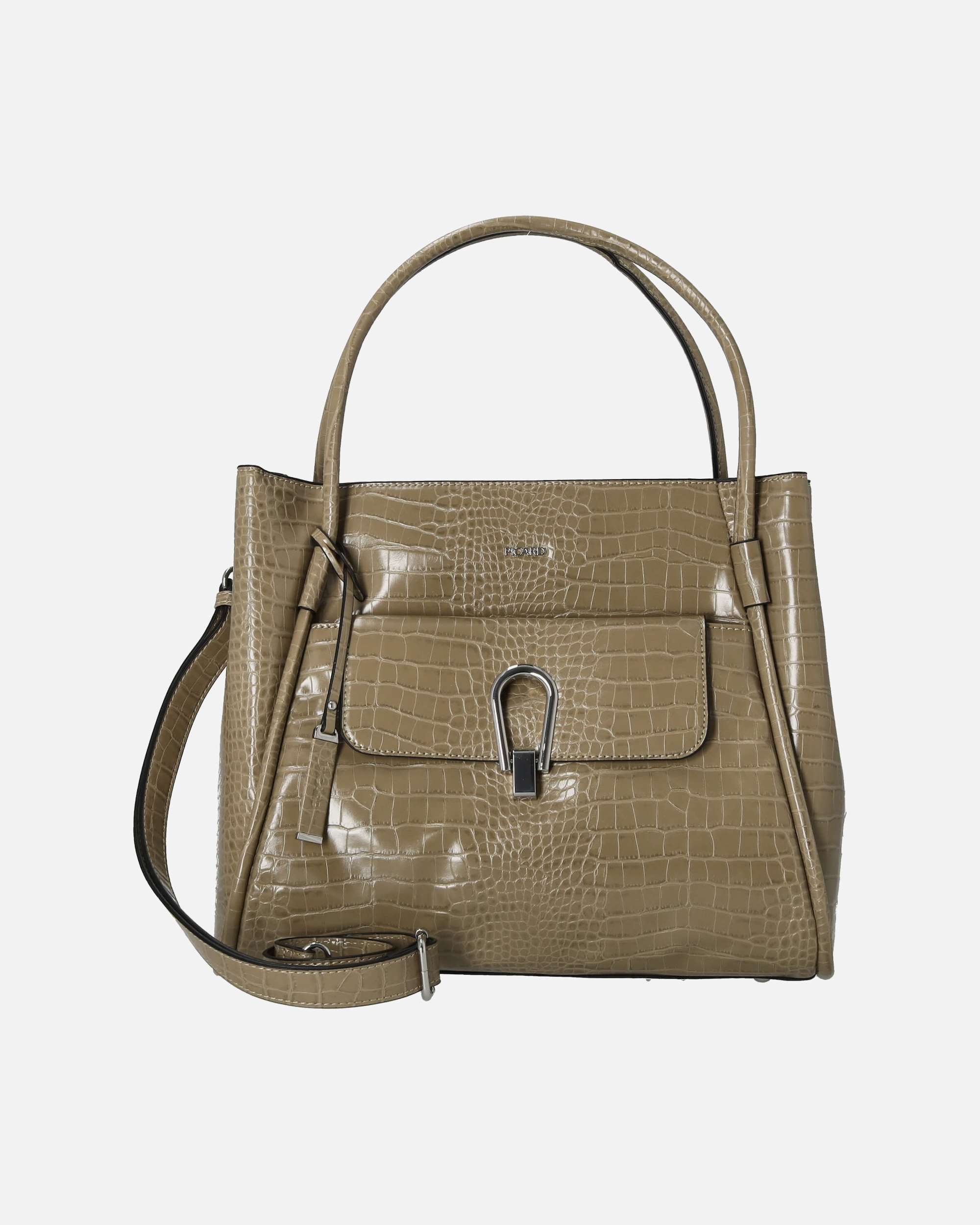 Handtasche für Weiblich Picard Croco - Henkeltasche 36 cm Synthetik (cactus) onesize