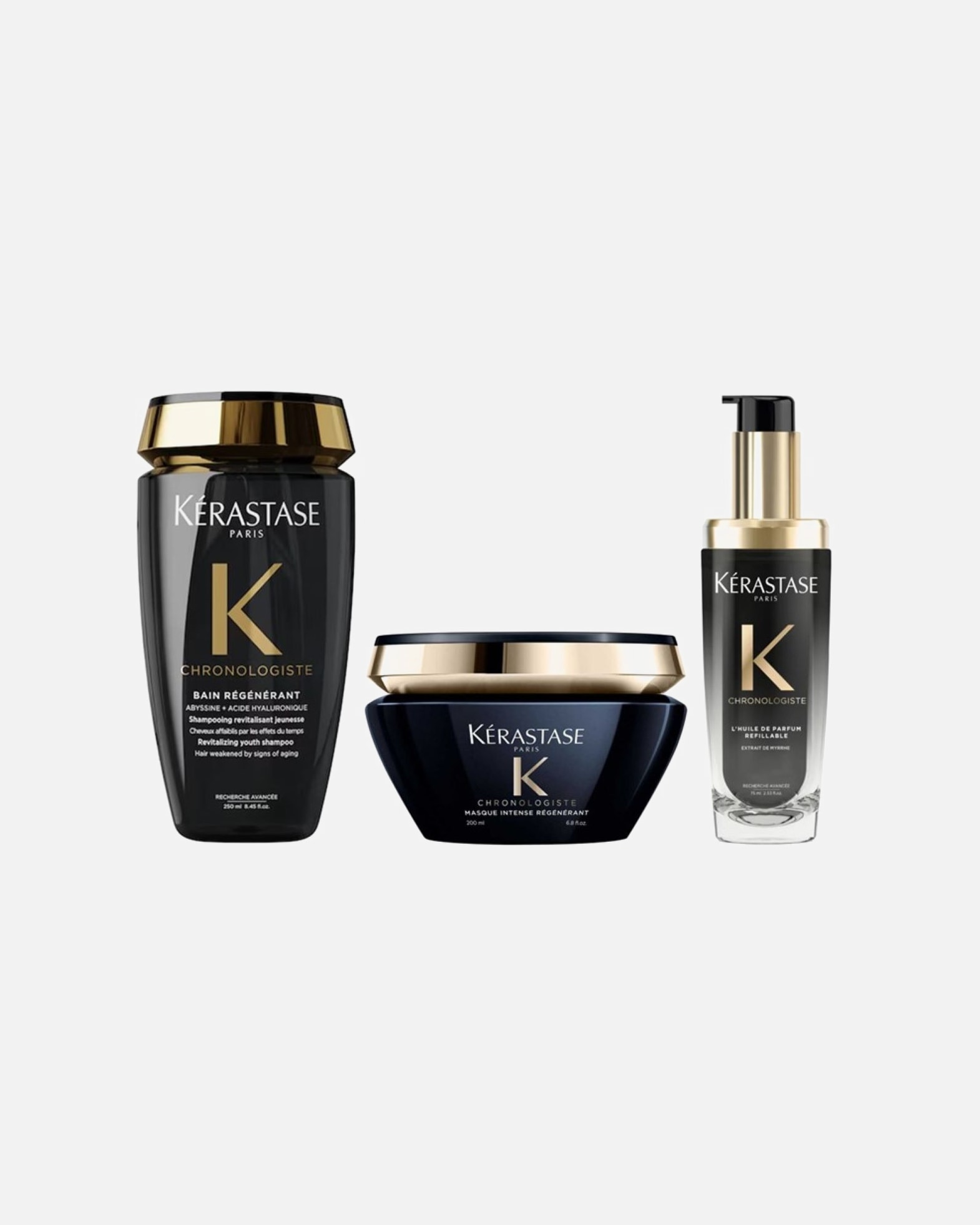 Haarpflegeset für Weiblich Kérastase Chronologiste 3er Set (Bain / Masque / Huile) 1 Stück