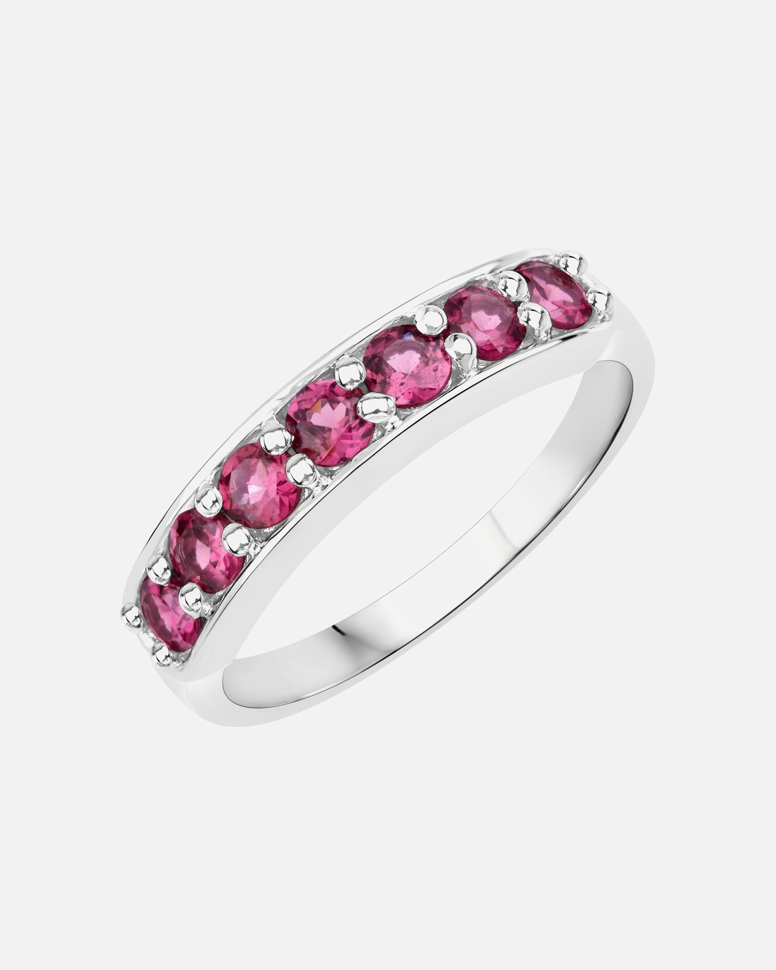 Ring für Weiblich Rafaela Donata Ring Sterling Silber Rhodolith in Silber 60