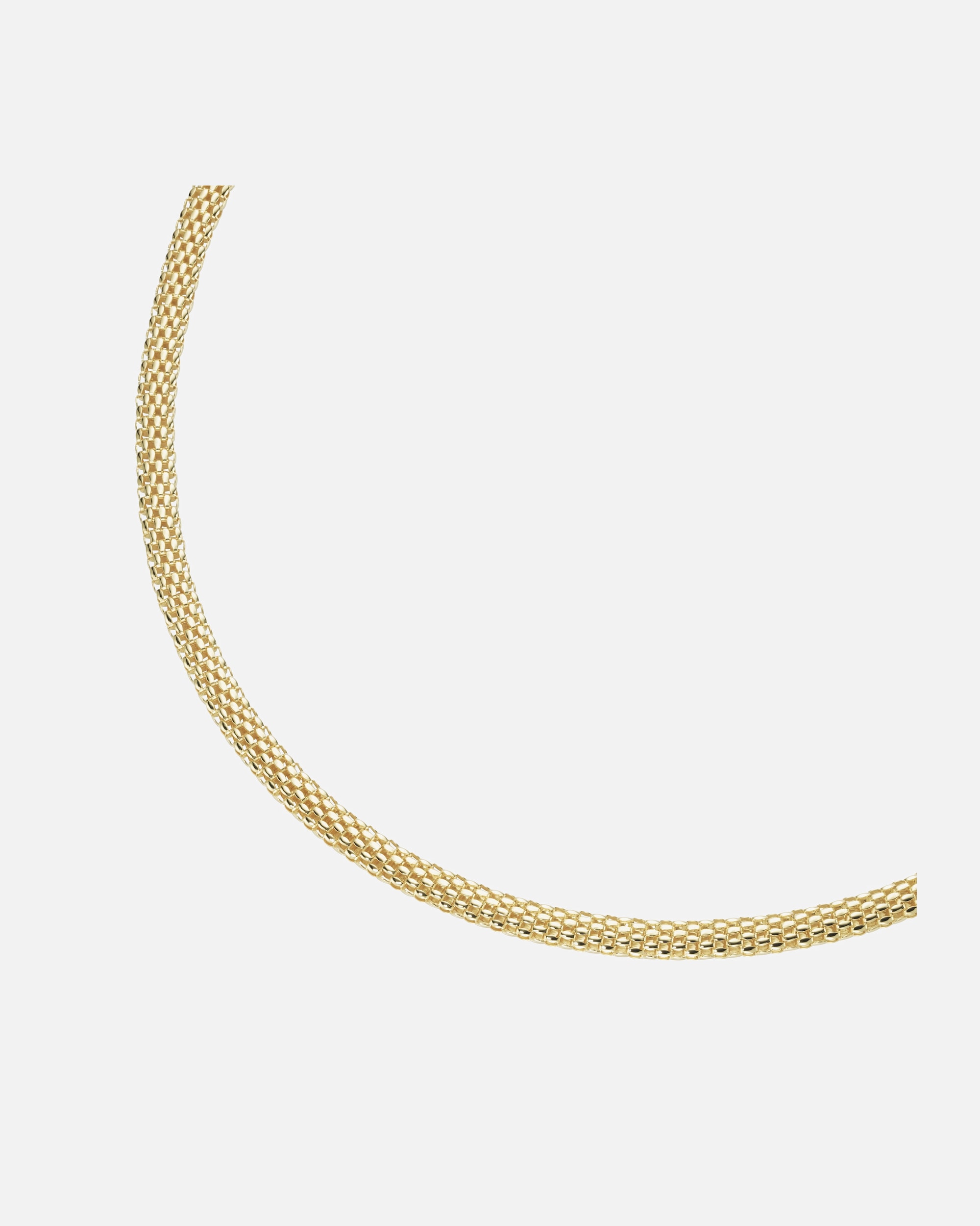 Halskette für Weiblich Smart Jewel Collier Mesh-Optik, Silber 925 Gold