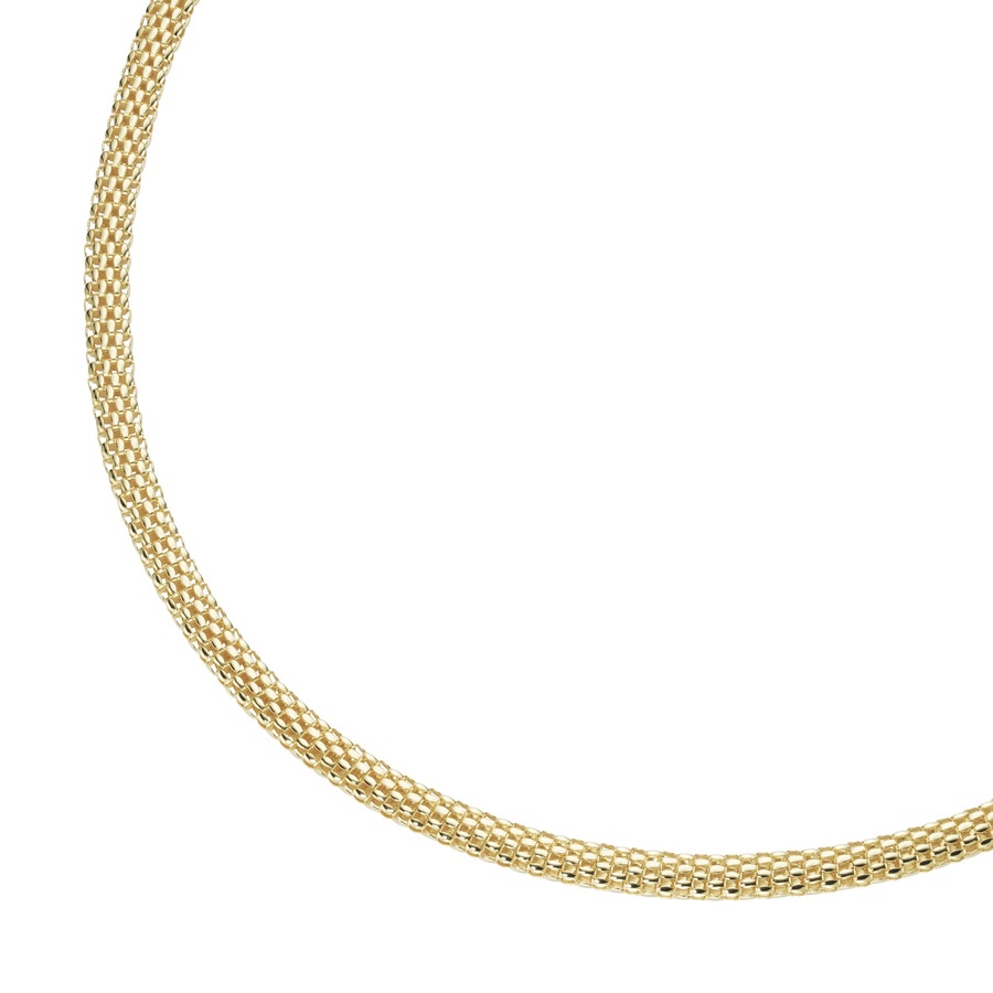 Smart Jewel Collier Mesh-Optik, Silber 925 Gold Damen