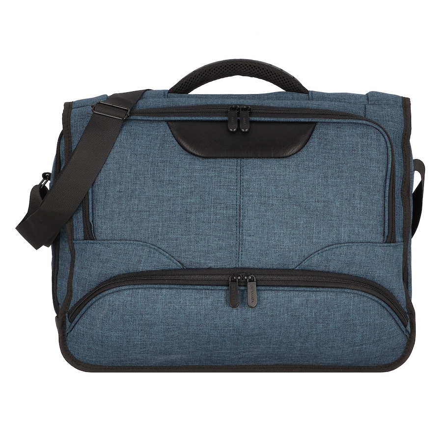 Dermata Aktentasche 44 cm Laptopfach petrol Violett Herren