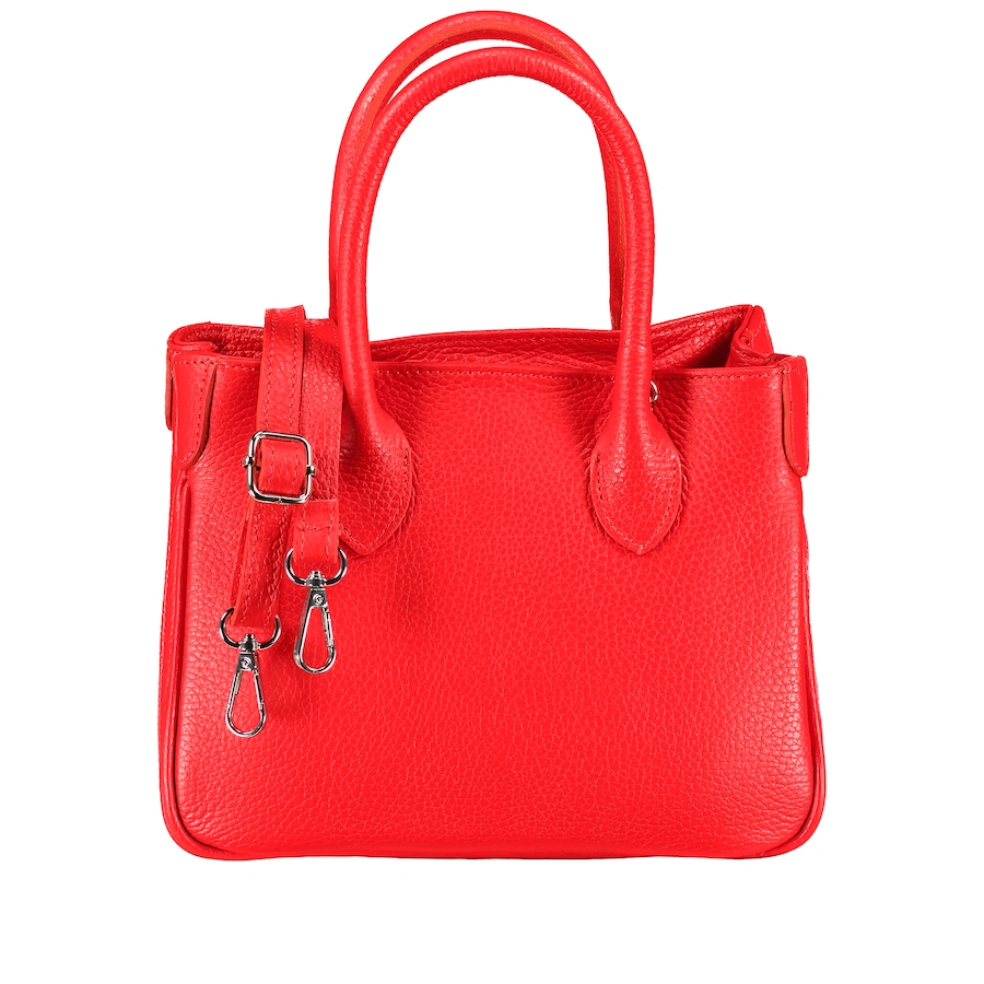 Hausfelder Manufaktur Handtasche Dollaro Hellrot Damen