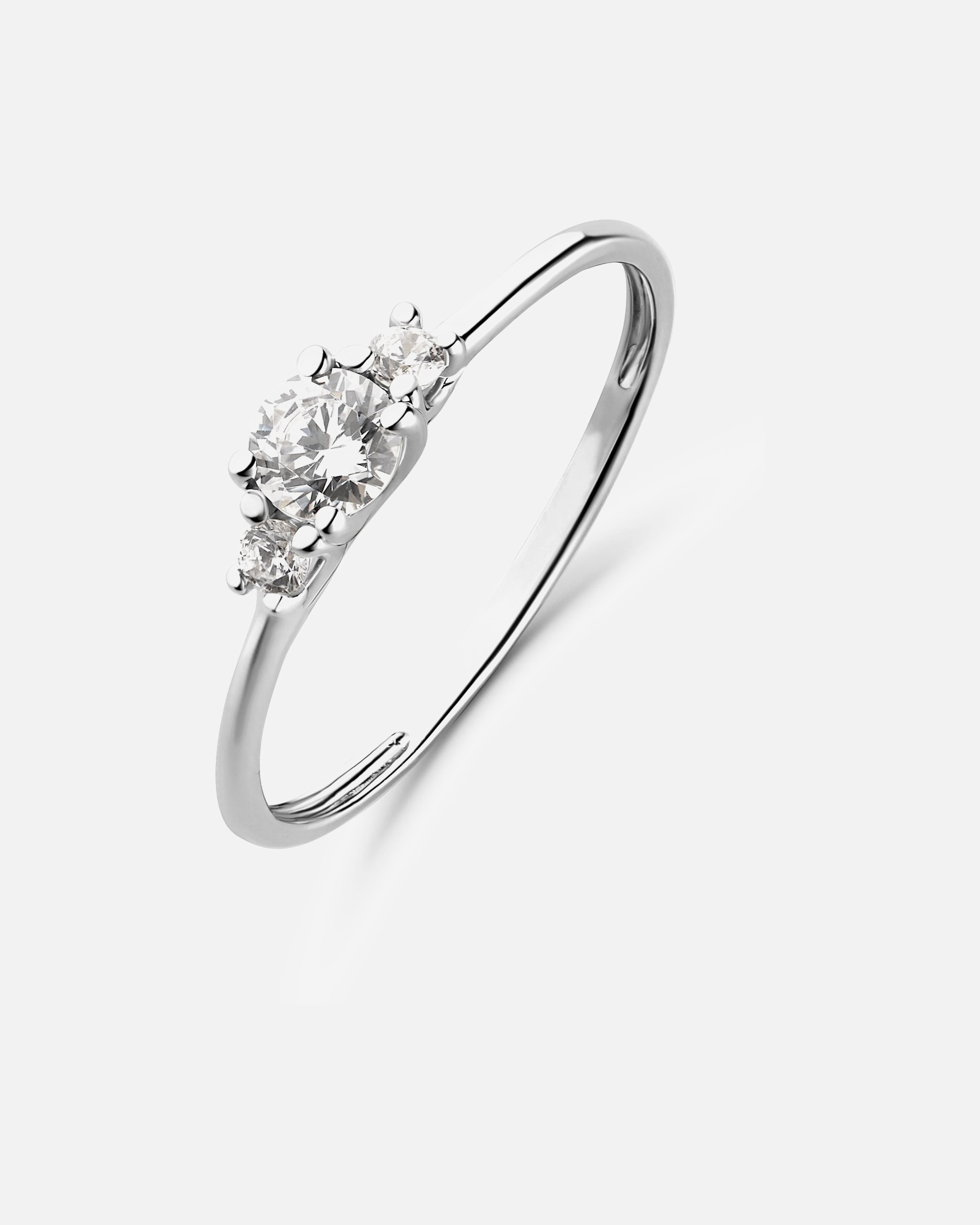 Ring für Weiblich CHRIST Damenring 375er Weißgold 58