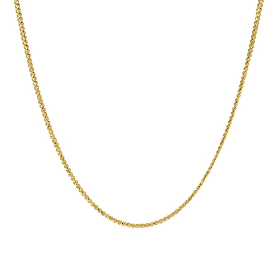 Lucardi Halskette 585 Gold - goldfarbig 45.0mm Damen