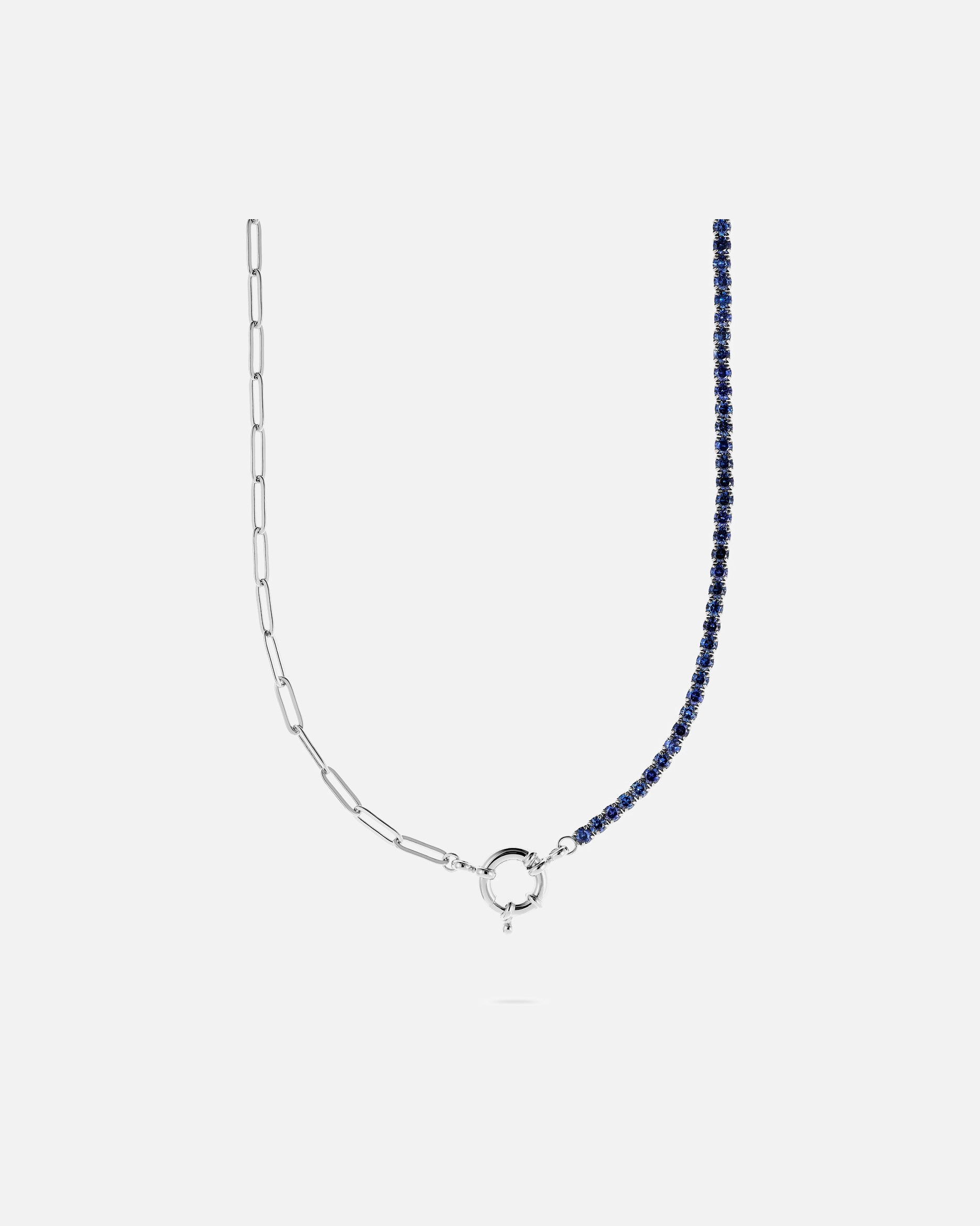 Halskette für Weiblich CHRIST Kette 925er Silber, recycelt blau, silber