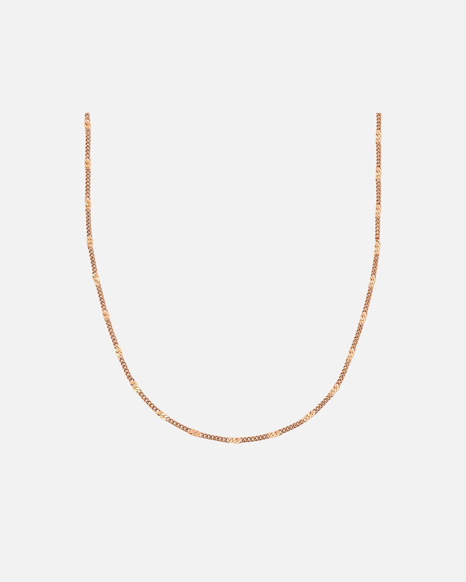 Halskette für Weiblich Glanzstücke München Halskette aus Edelstahl in Roségold 40,0 cm Basiskette + 5,0 cm Verlängerung