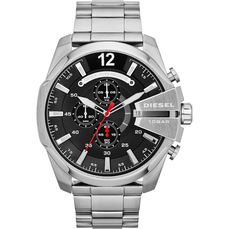 Diesel Chronograph Edelstahl One Size Herren
