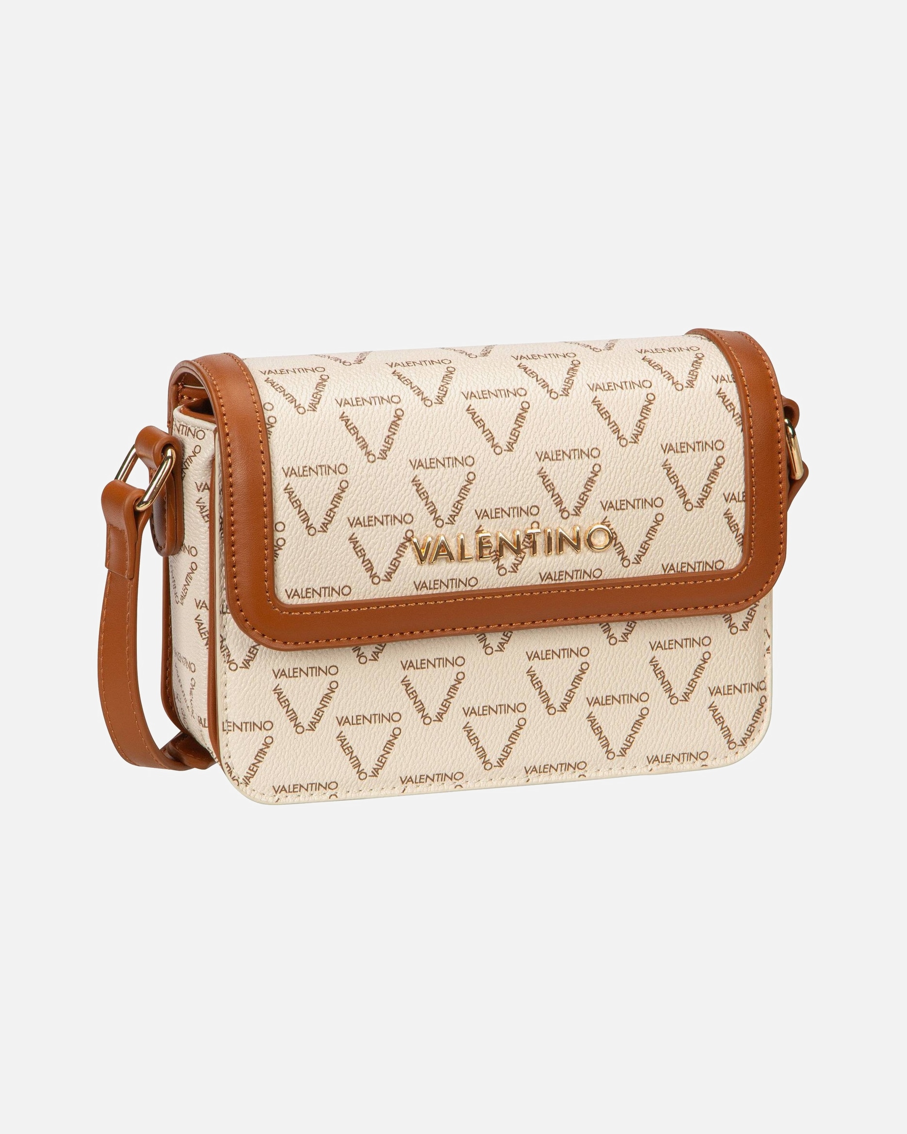 Umhängetasche für Weiblich Valentino Bags Umhängetasche Lady RE GT09 Bianco/Cuoio