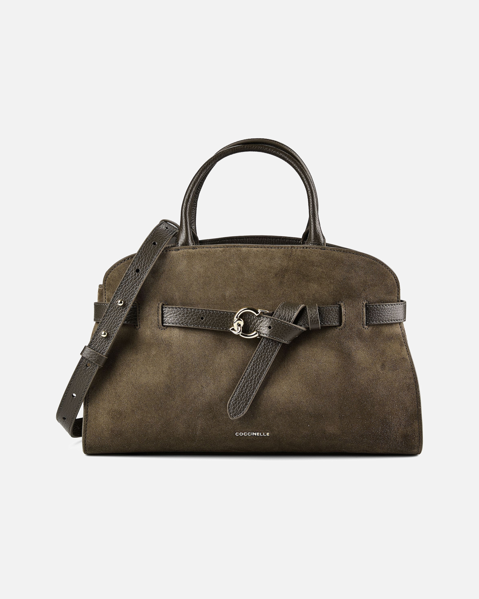 Tasche für Weiblich Coccinelle Sabine Schultertasche fango-fango