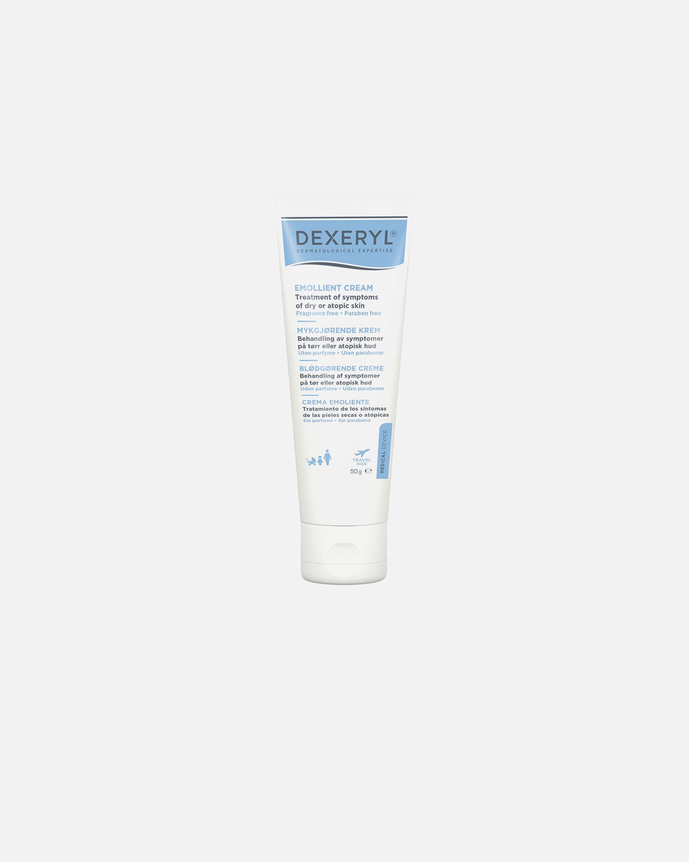Gesichtscreme für Unisex DEXERYL Beruhigende, pflegende Creme für atopische Haut 50 gr