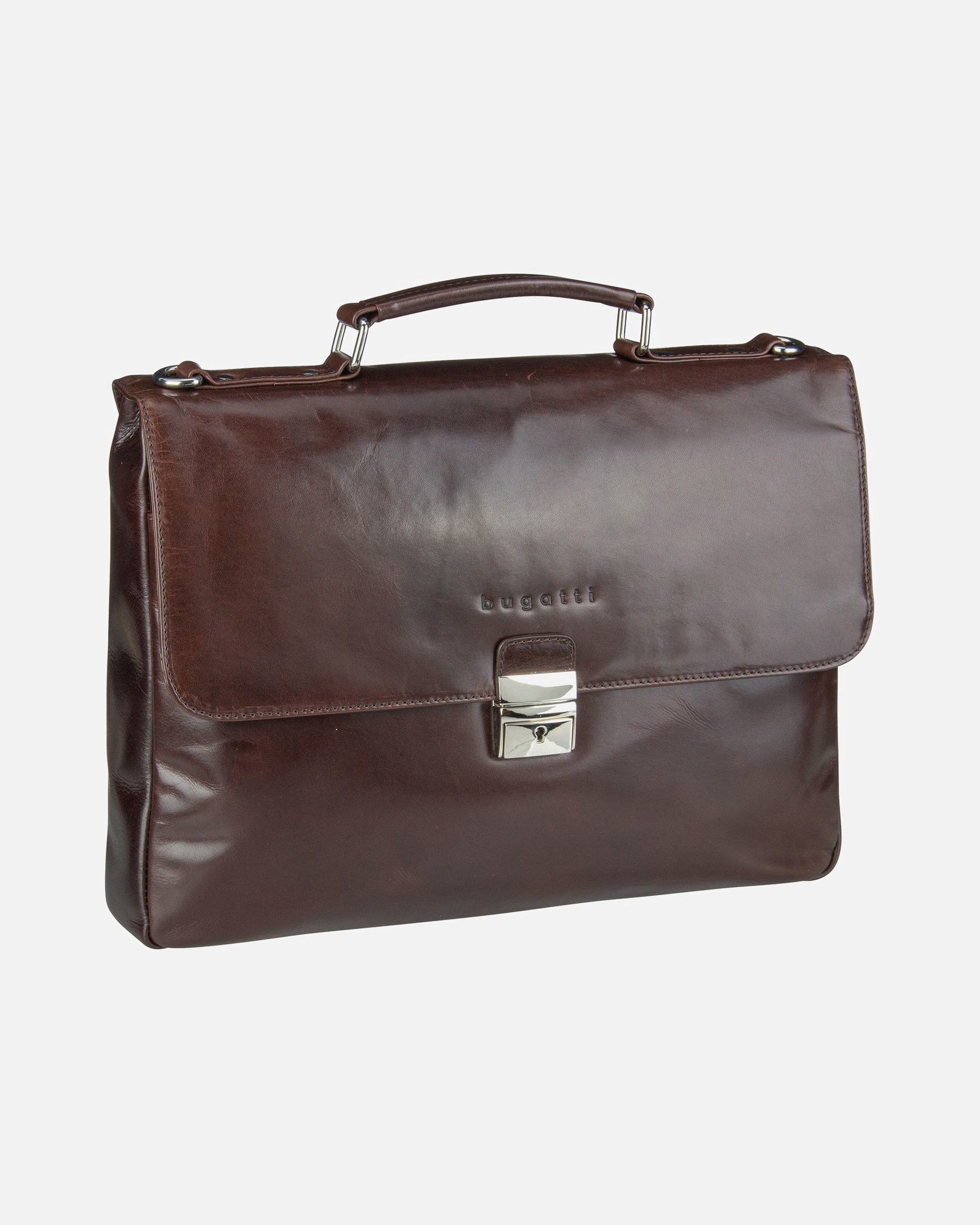 Laptoptasche für Männlich Bugatti Aktentasche Romano Small Braun