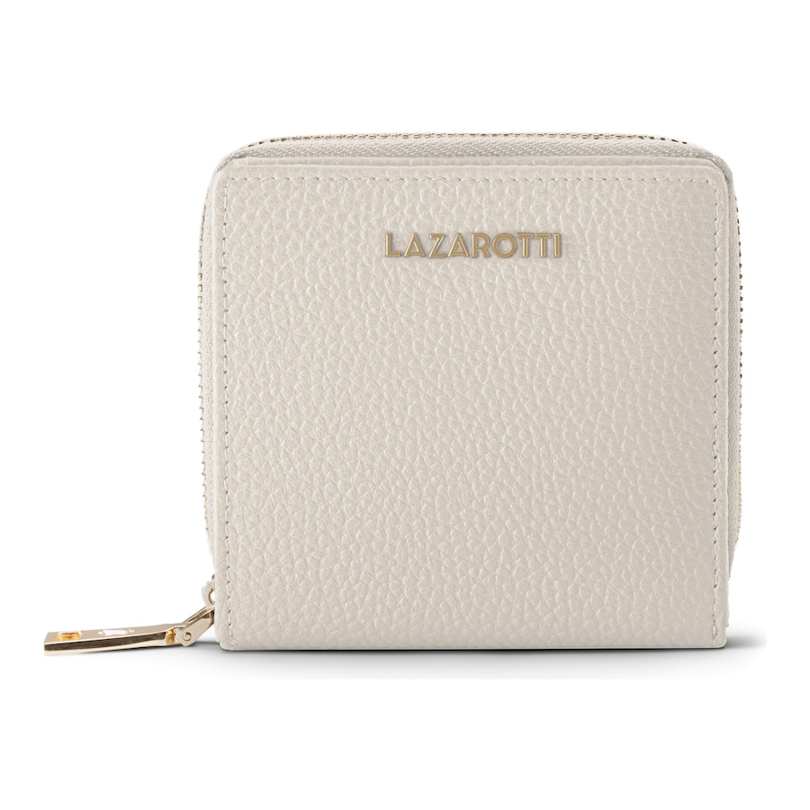 Lazarotti Bologna Leather Damengeldbörse cream Grau Damen