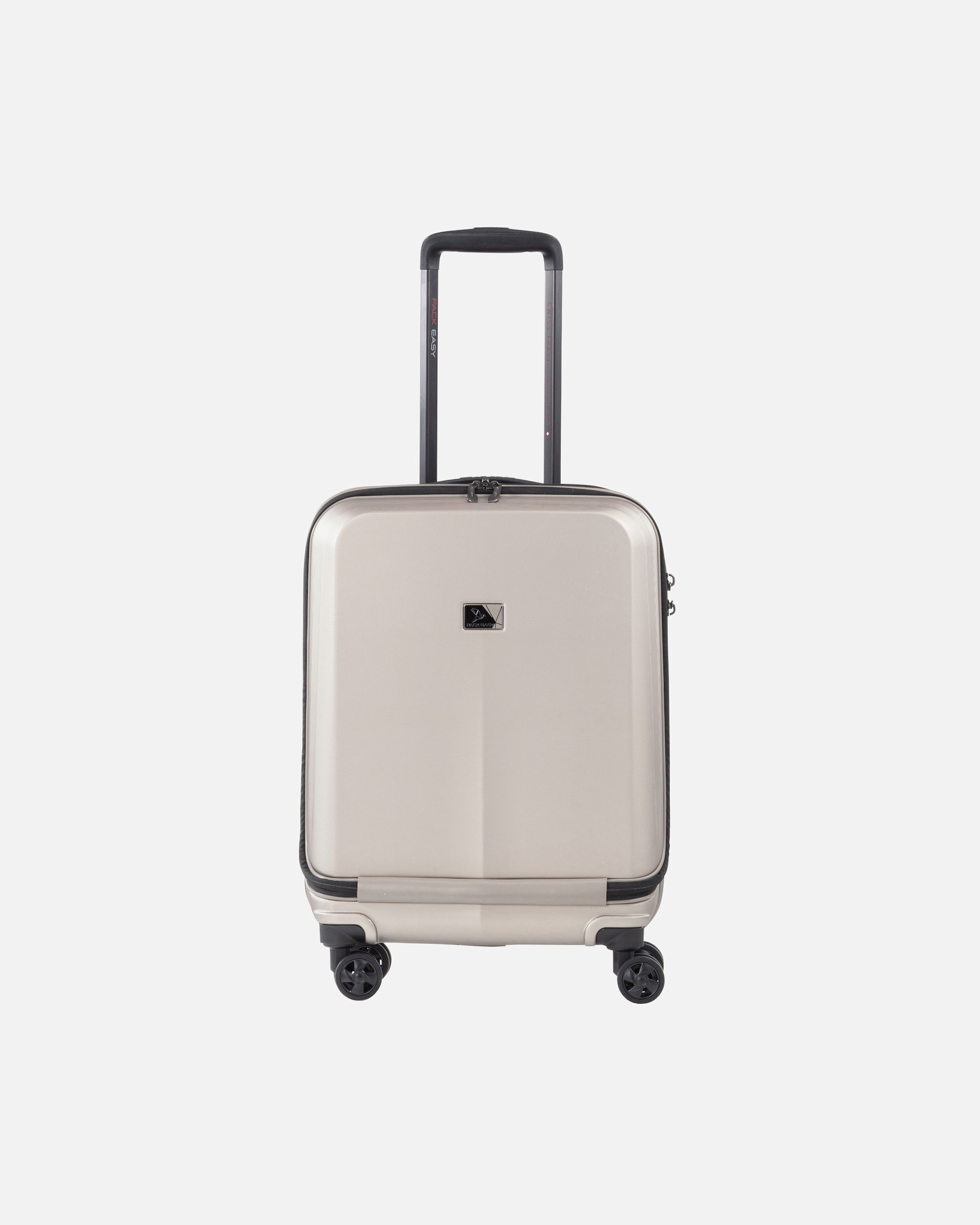 Handgepäckkoffer für Männlich Pack Easy B-Solutions 4 Rollen Kabinentrolley S 55 cm Laptopfach taupe