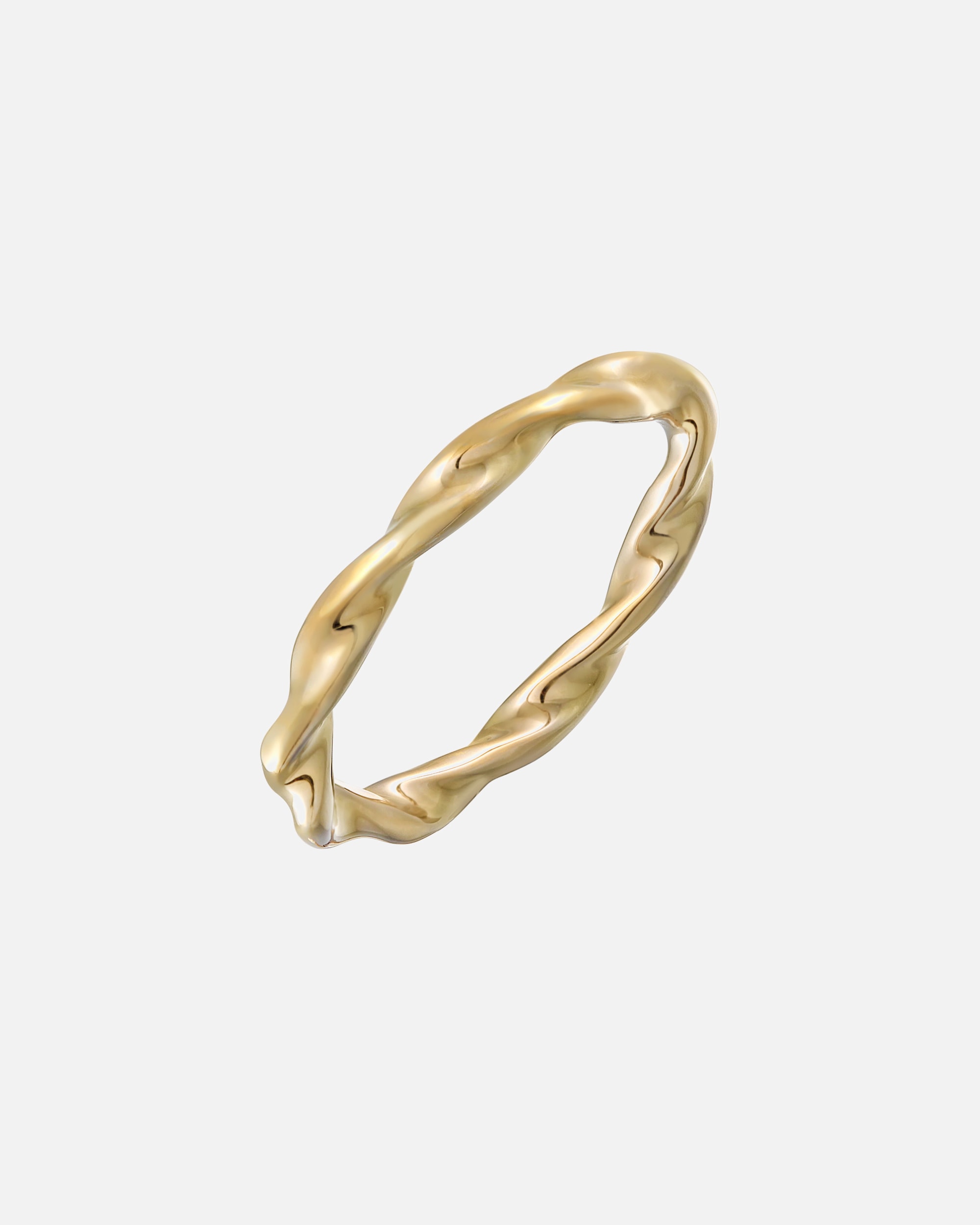 Ring für Weiblich Elli Elli Ring Bandring Stapelring Gedreht Farbe Gold für Damen 52