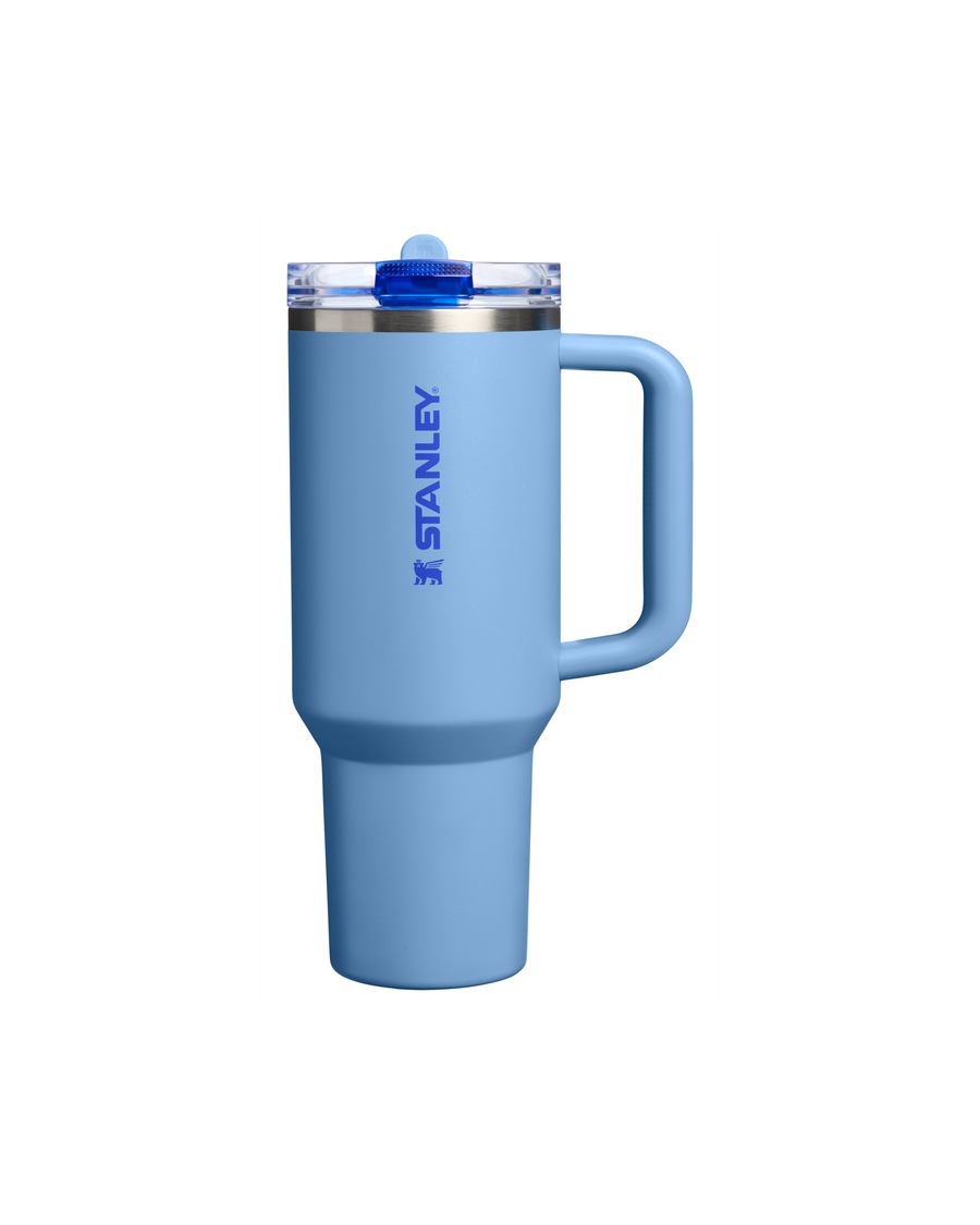 Stanley 1913 Thermobecher - 1,18L QUENCHER PROTOUR FLIP STRAW TUMBLER Blue Sky Grau