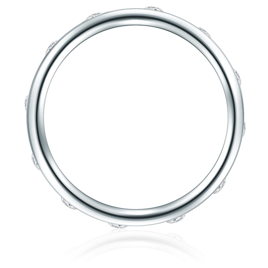 Trilani Ring Sterling Silber Zirkonia in 58 Damen