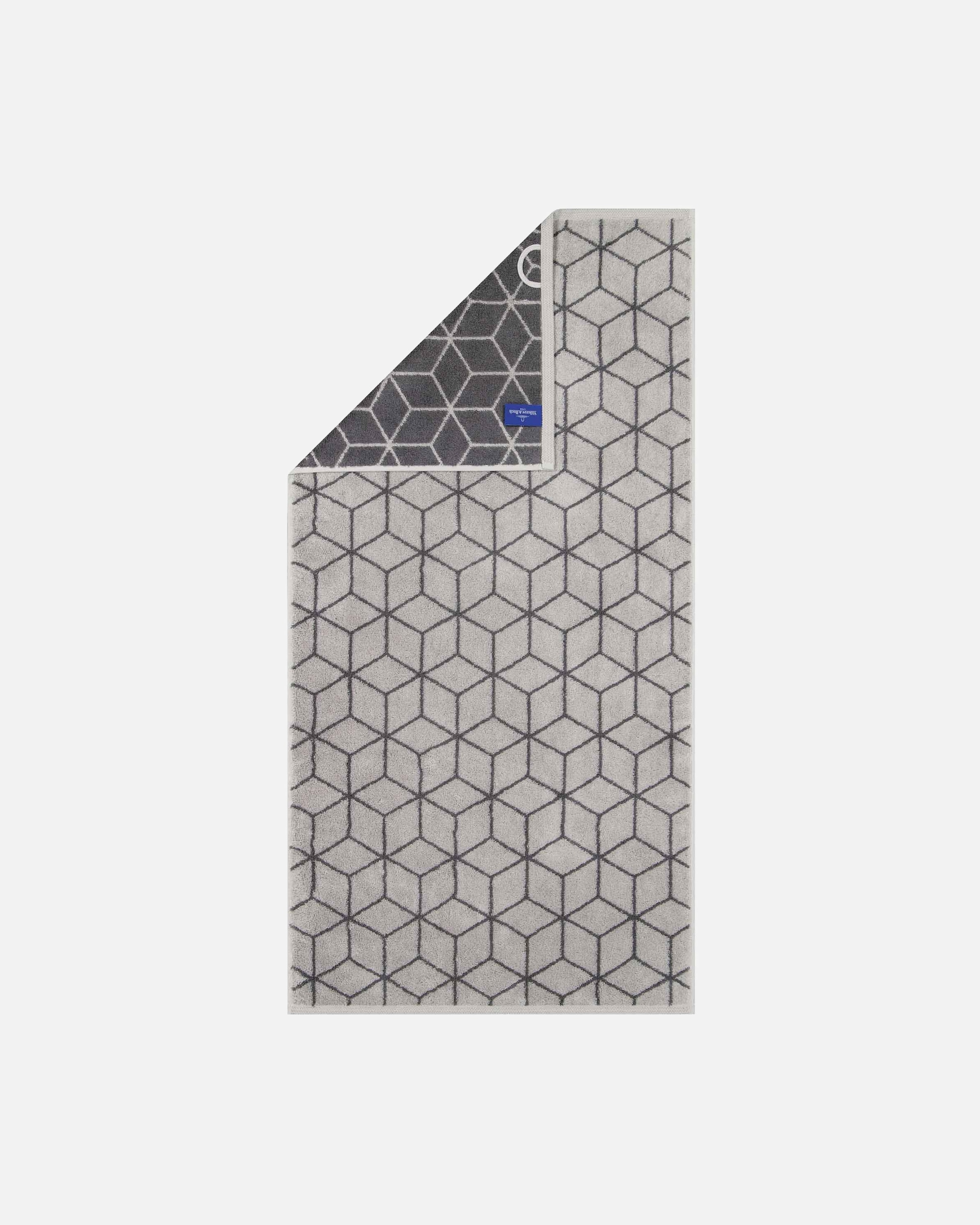 Handtuch für Unisex Villeroy & Boch Duschtuch 1er Pack 'Duschtuch Carré' Grau