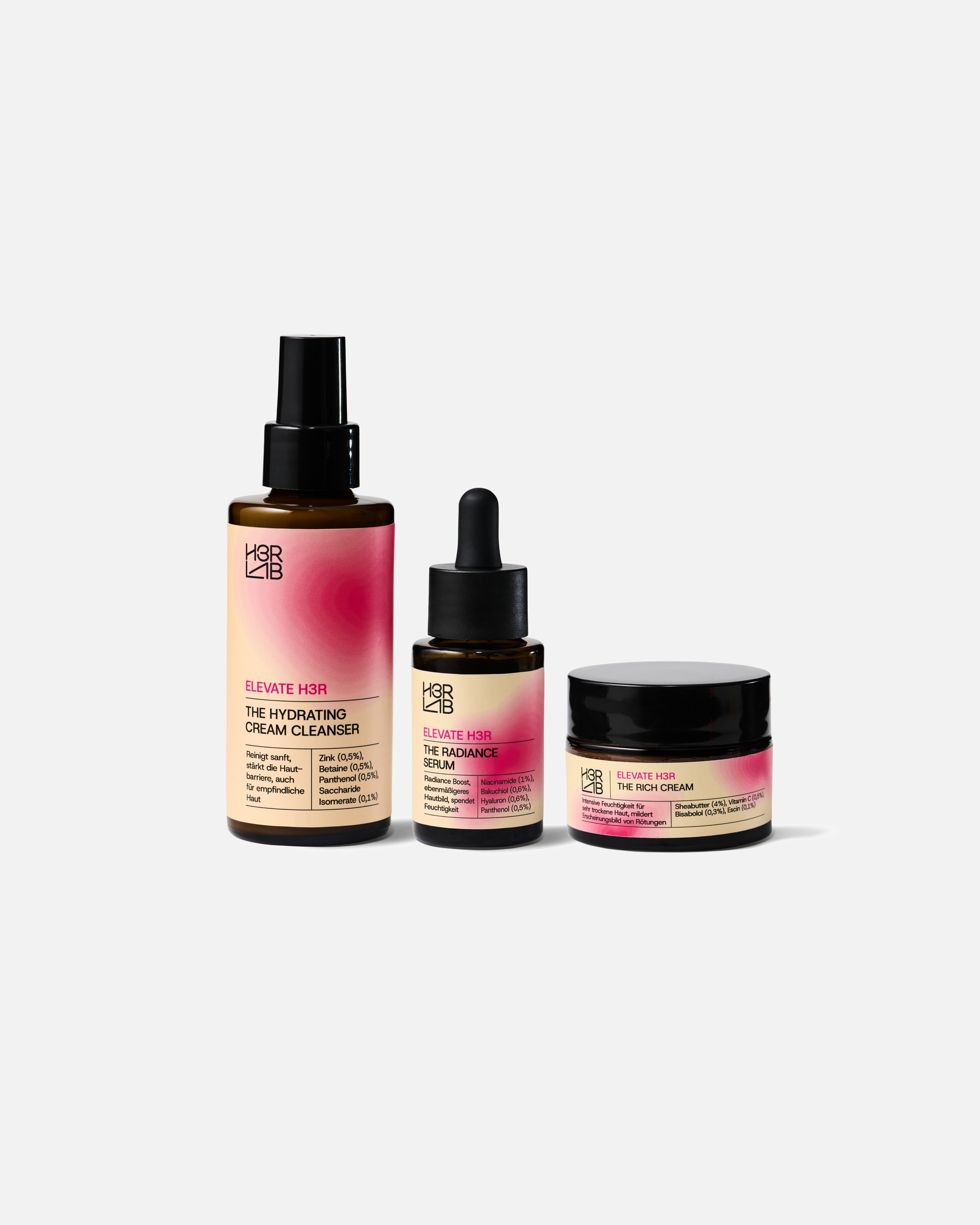 Gesichtspflegeset für Weiblich H3R LAB Default Brand Line The Radiance Bundle The Radiance Bundle