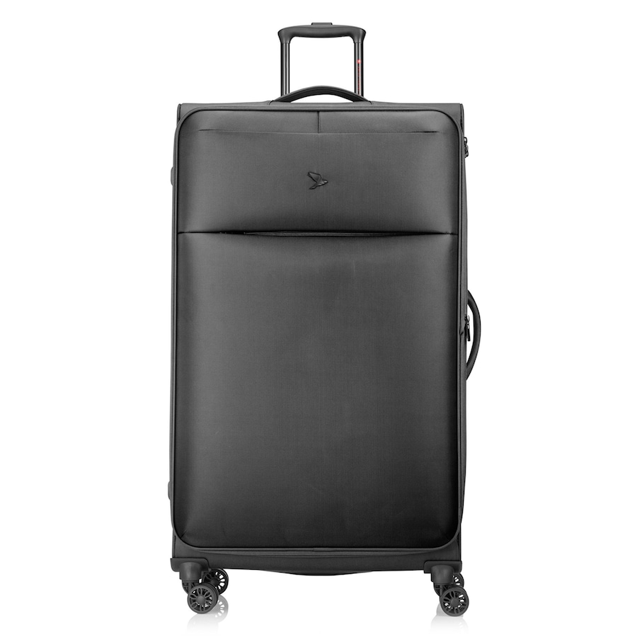 Pack Easy GoUp 4 Rollen Trolley L 76 cm mit Dehnfalte schwarz Schwarz Herren