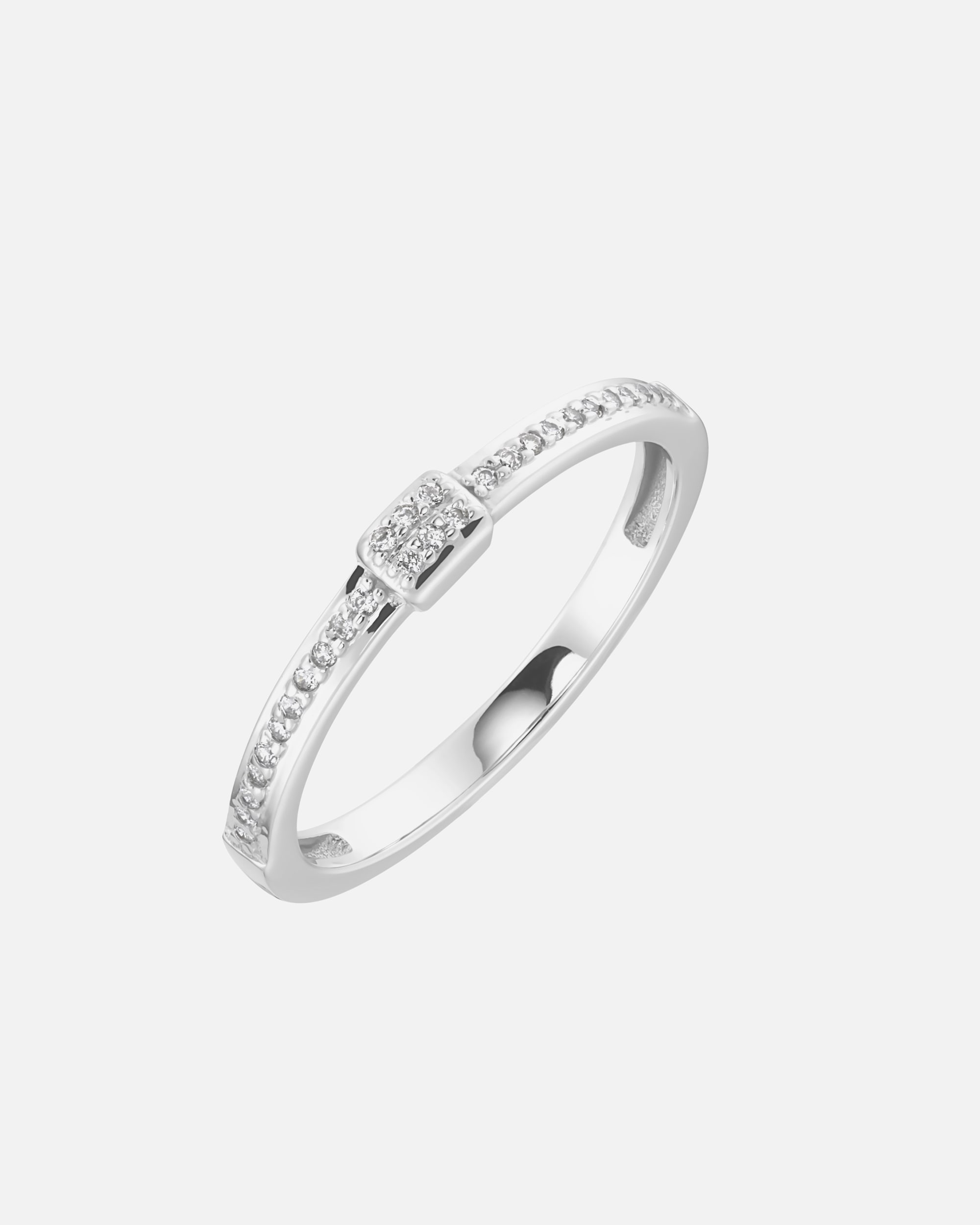 Ring für Unisex Luigi Merano Ring mit Zirkonia, Gold 375 54