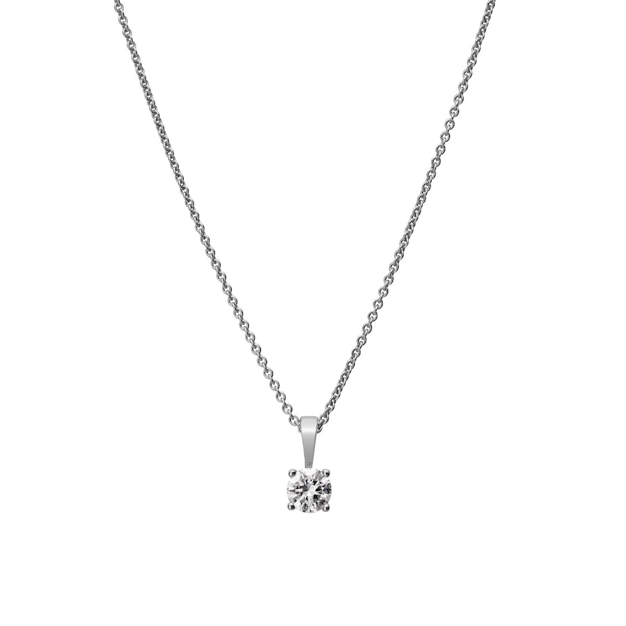 Lyomi Anhänger mit Kette 585/- Gold Diamant Lab Grown weiß 0,50ct. Damen